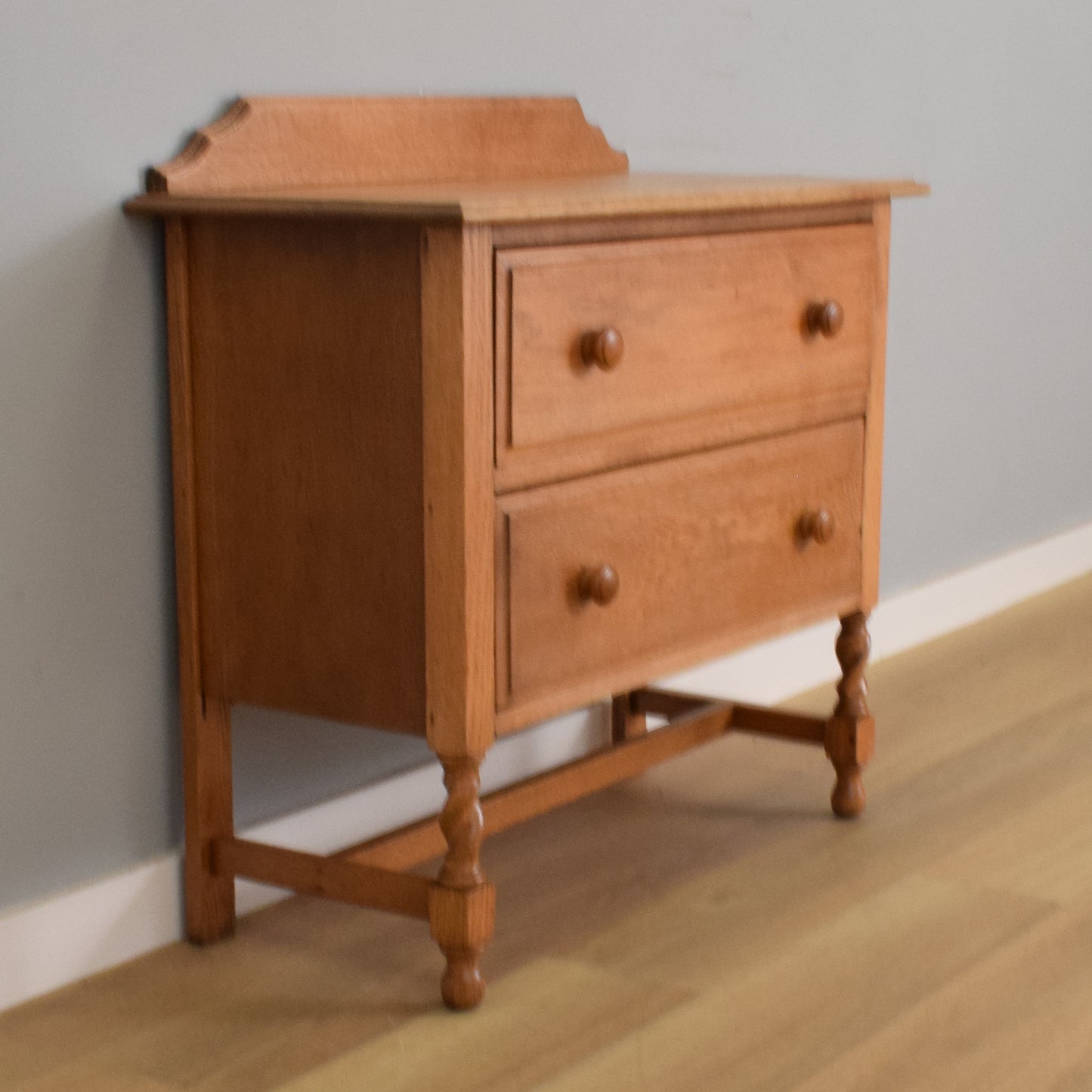 Small Solid Oak Chest of Drawers