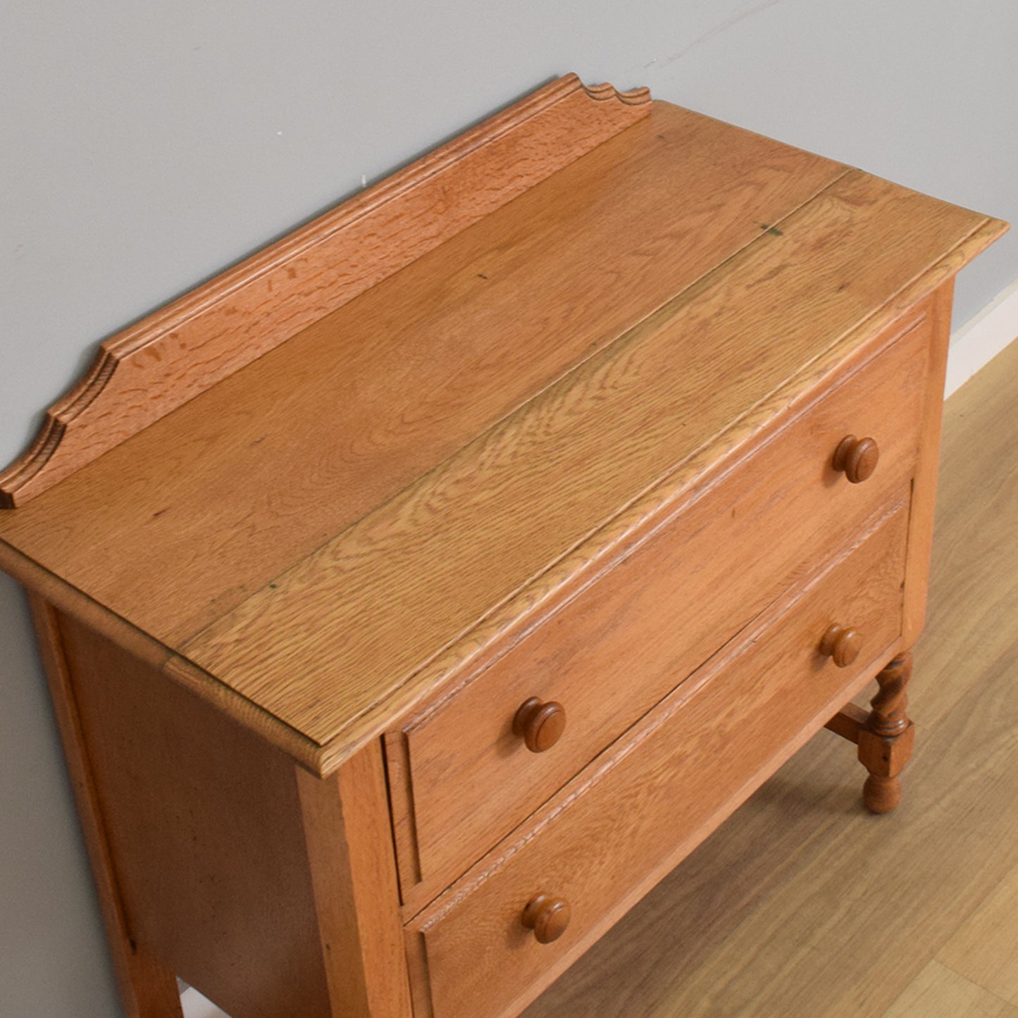 Small Solid Oak Chest of Drawers