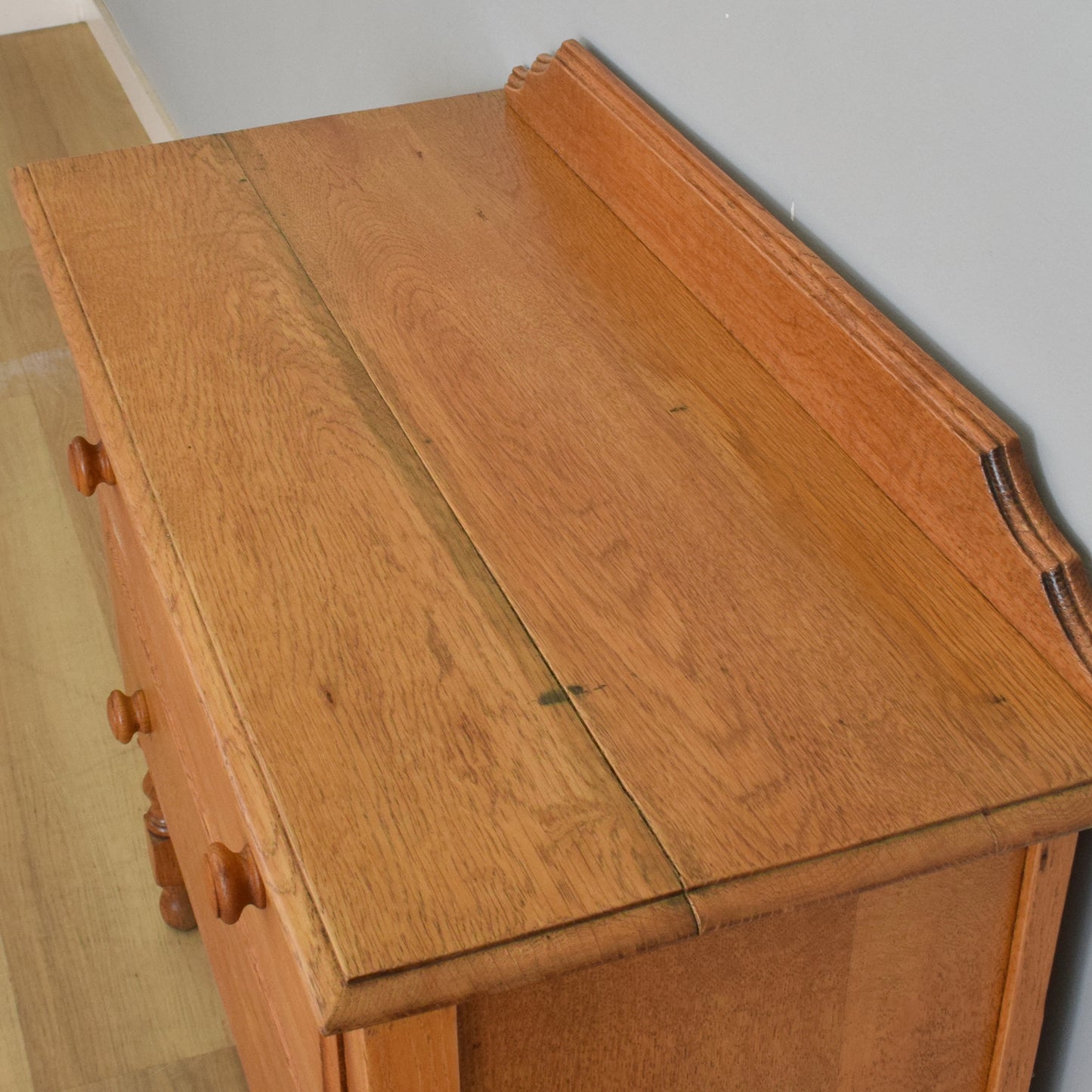 Small Solid Oak Chest of Drawers