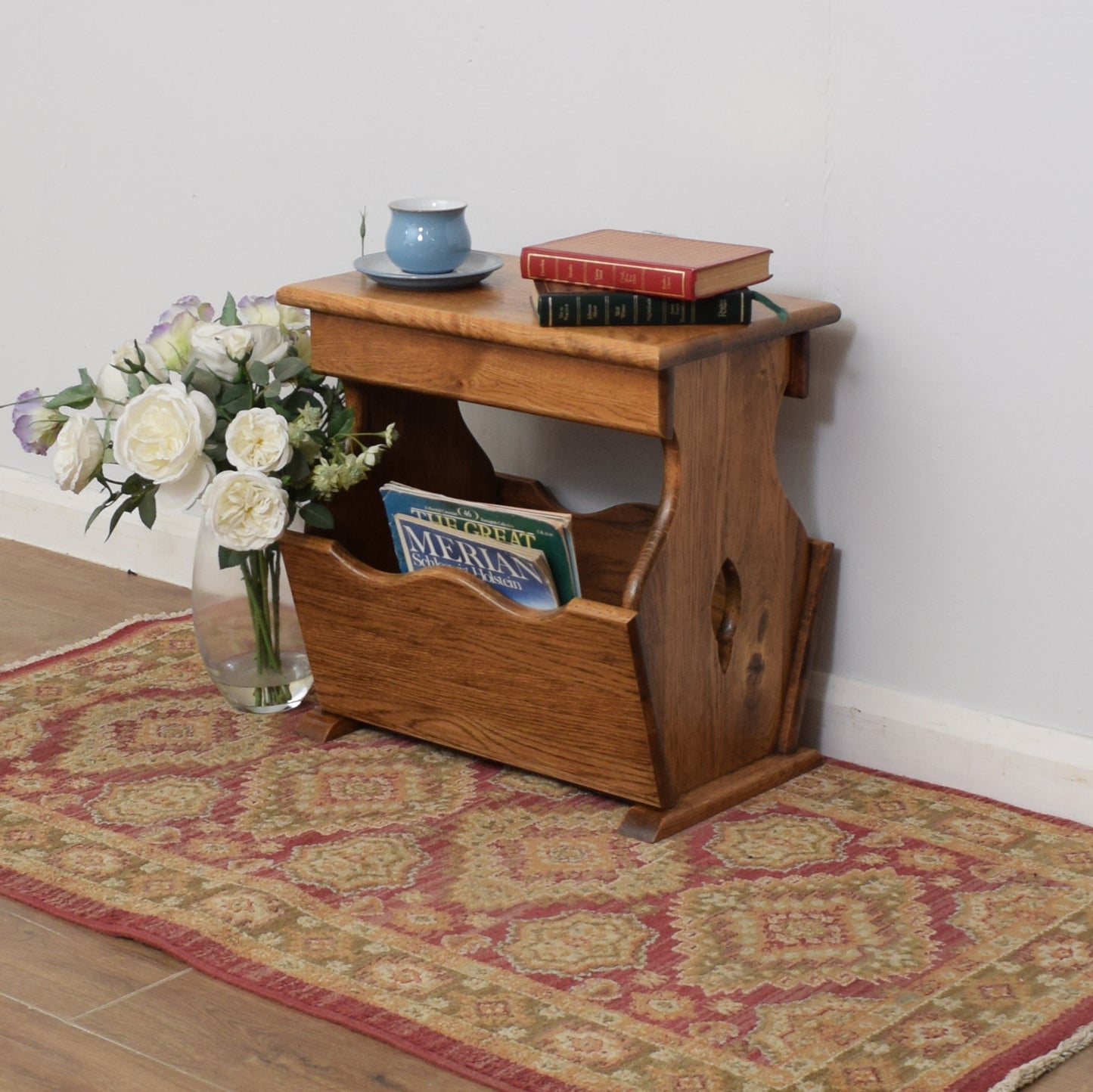 Oak Magazine Rack