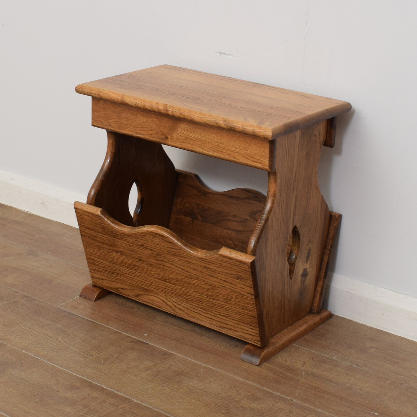 Oak Magazine Rack