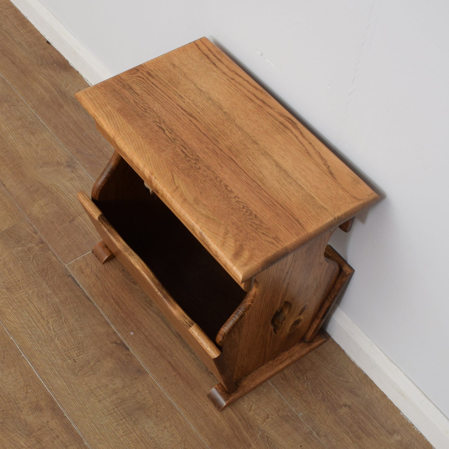 Oak Magazine Rack