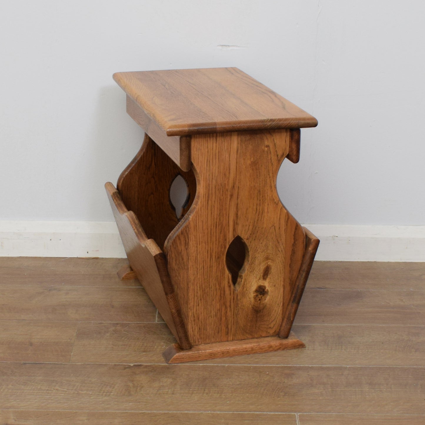 Oak Magazine Rack