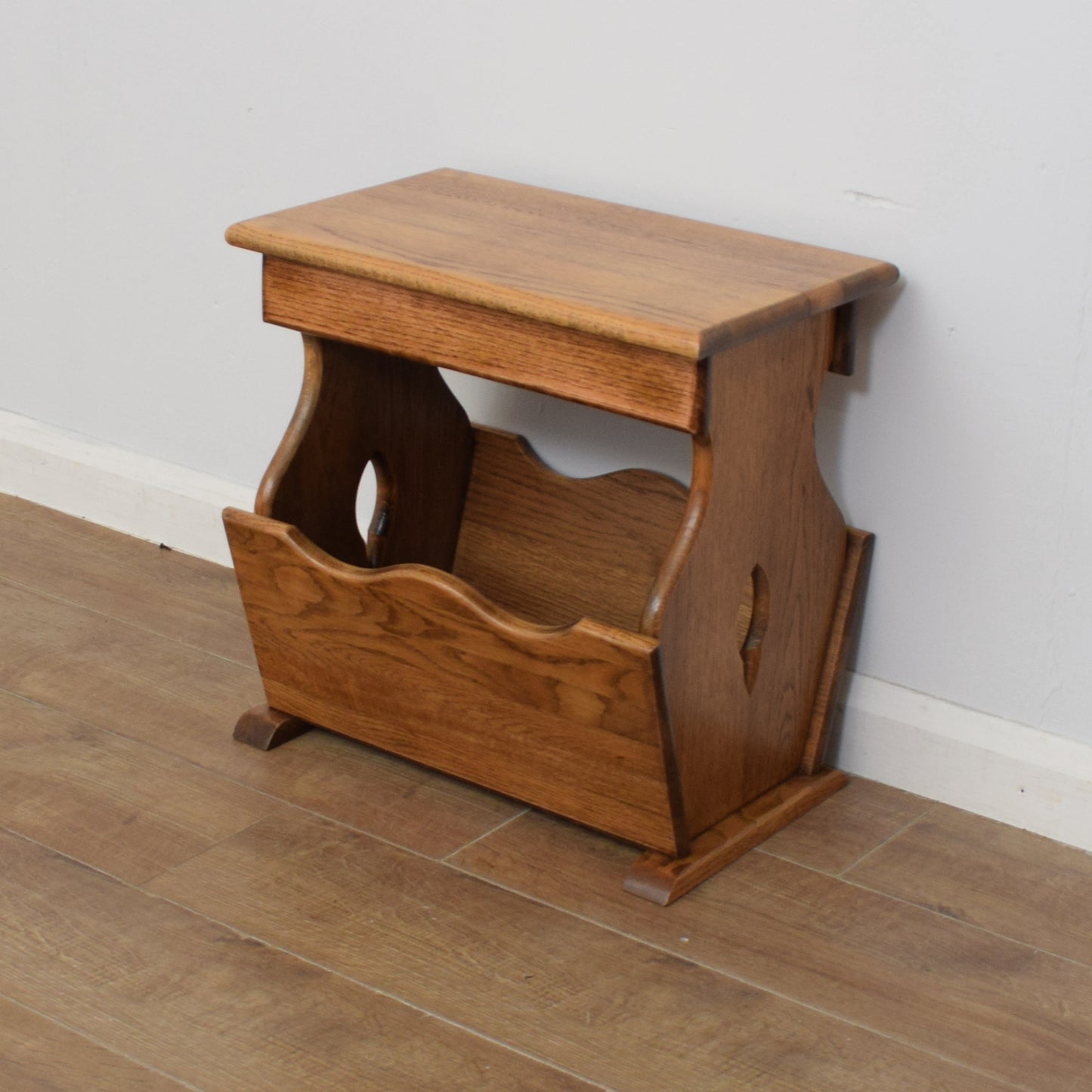 Oak Magazine Rack