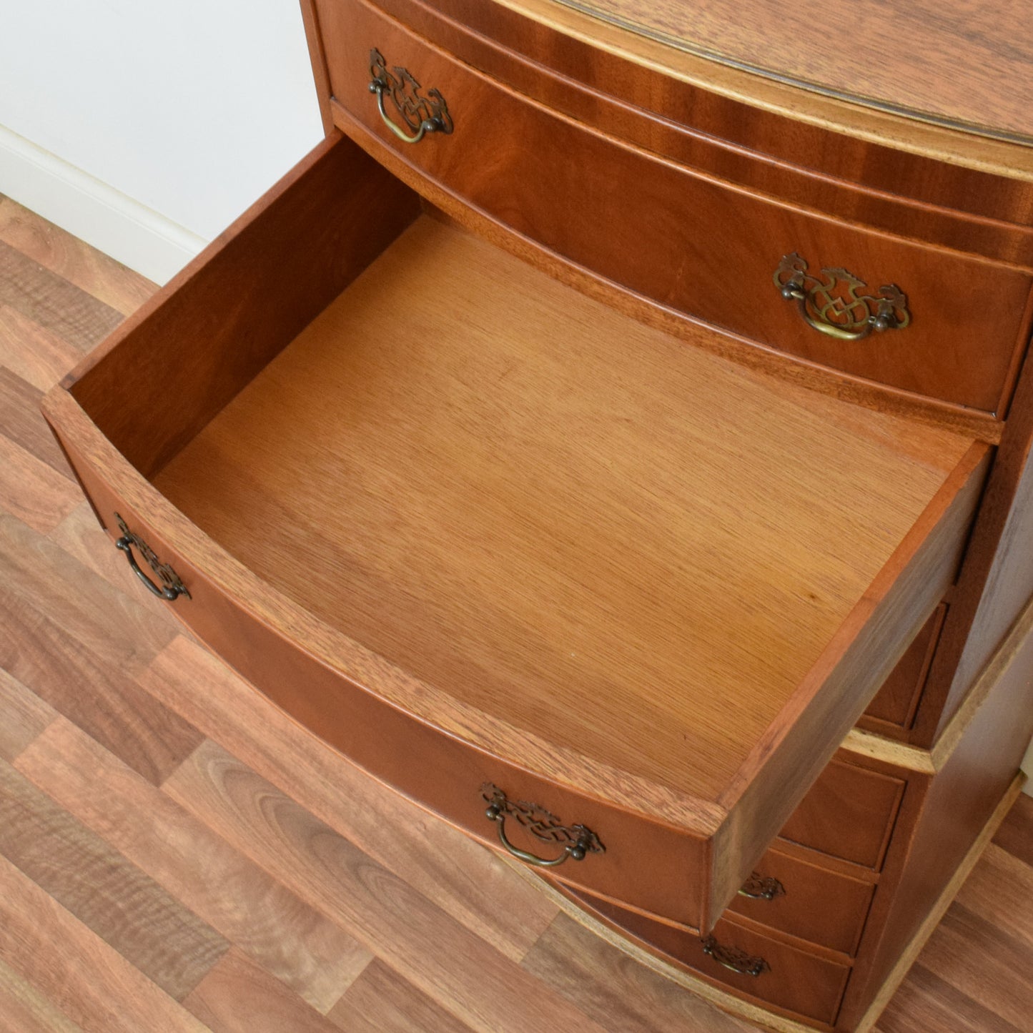 Flamed Mahogany Chest of Drawers