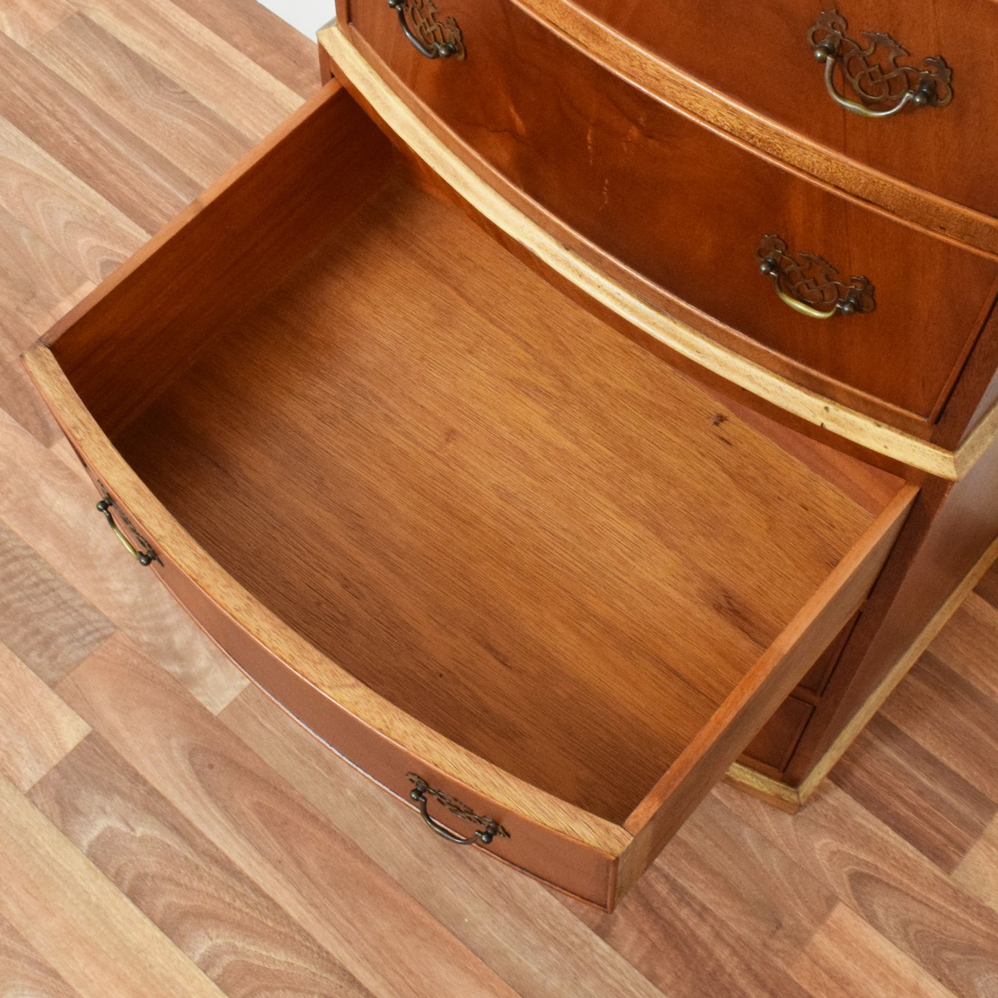 Flamed Mahogany Chest of Drawers