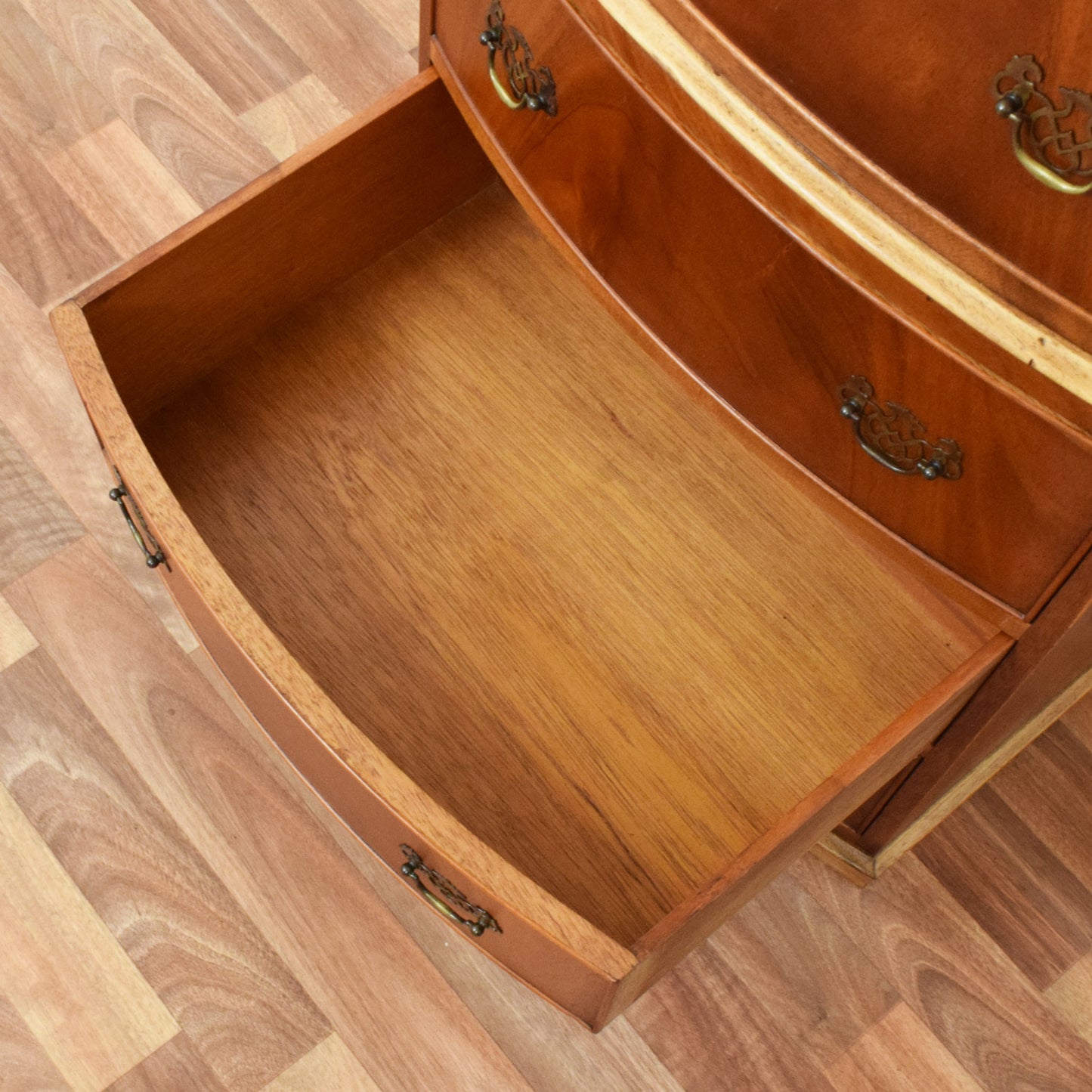 Flamed Mahogany Chest of Drawers