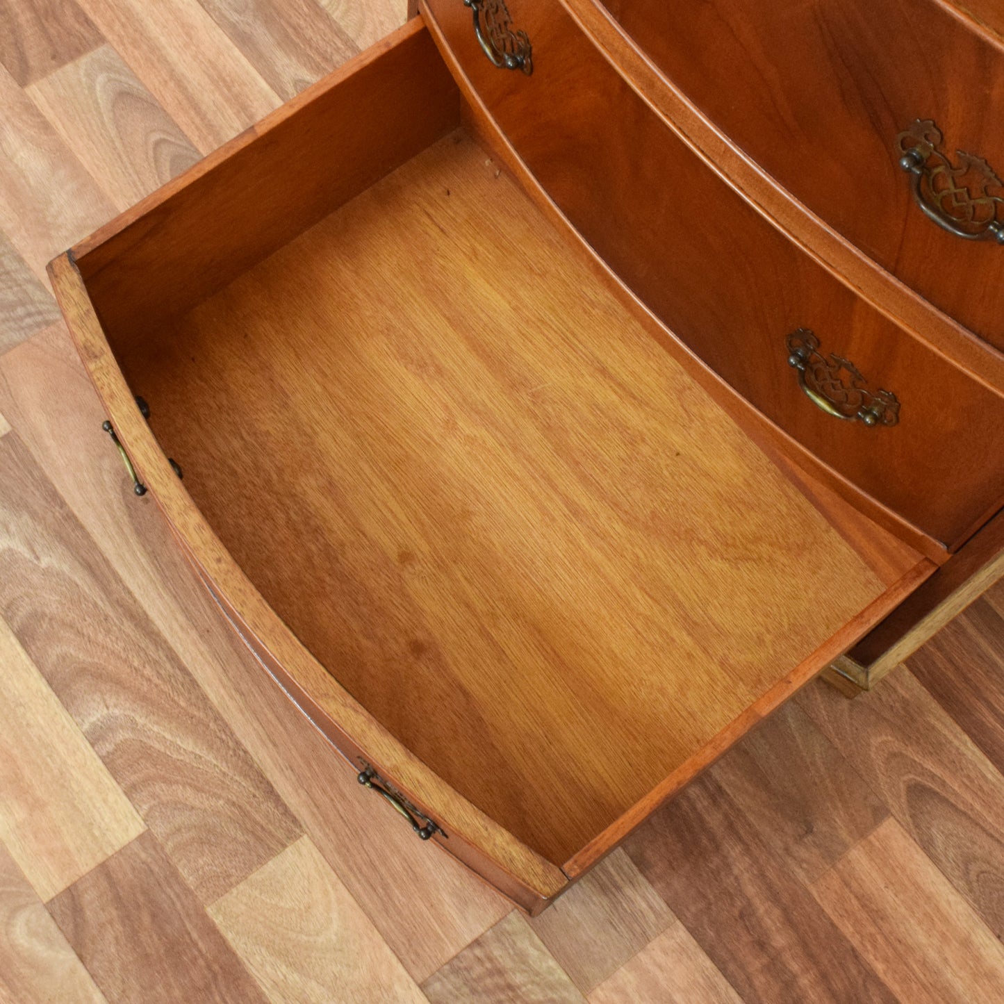 Flamed Mahogany Chest of Drawers