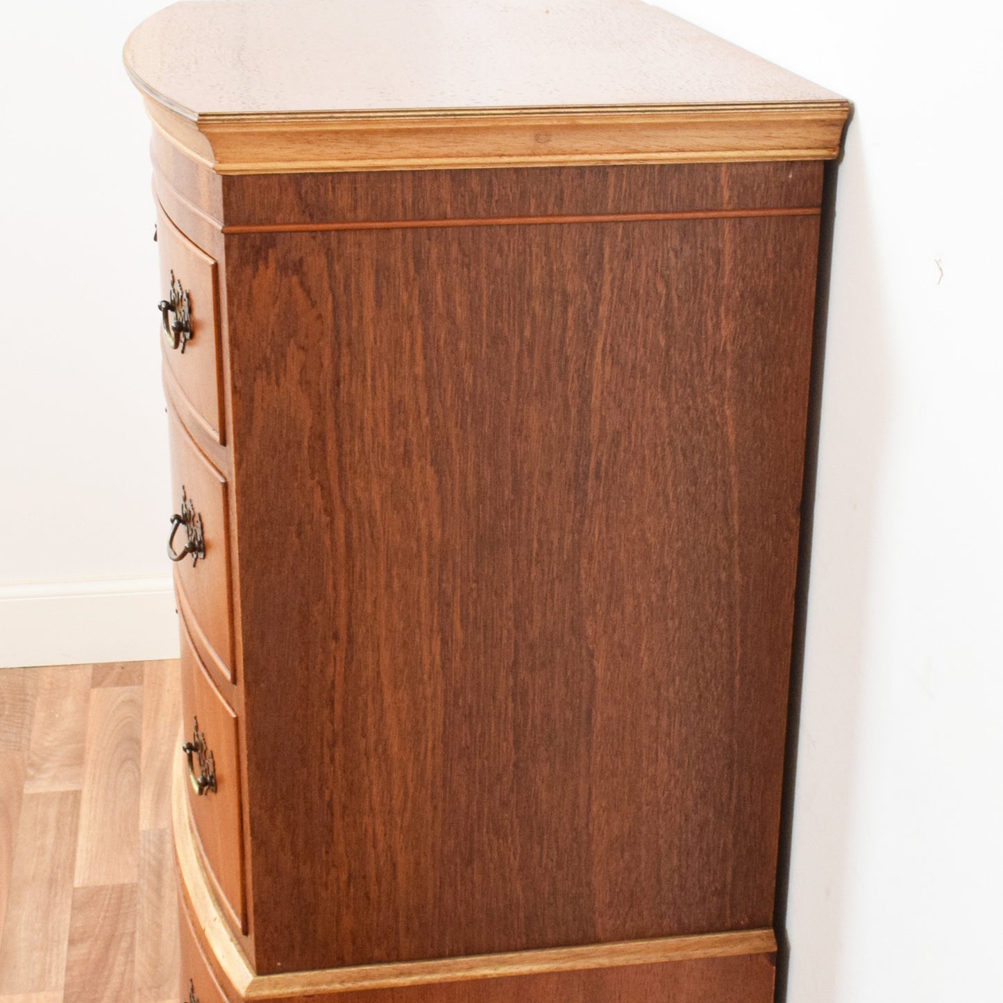 Flamed Mahogany Chest of Drawers