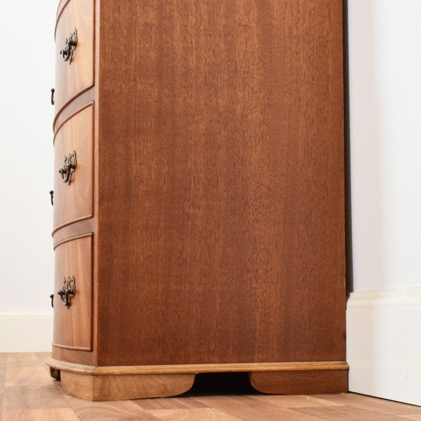 Flamed Mahogany Chest of Drawers