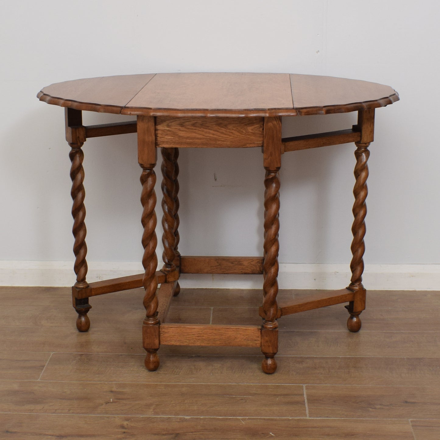 Barley Twist Drop Leaf Table