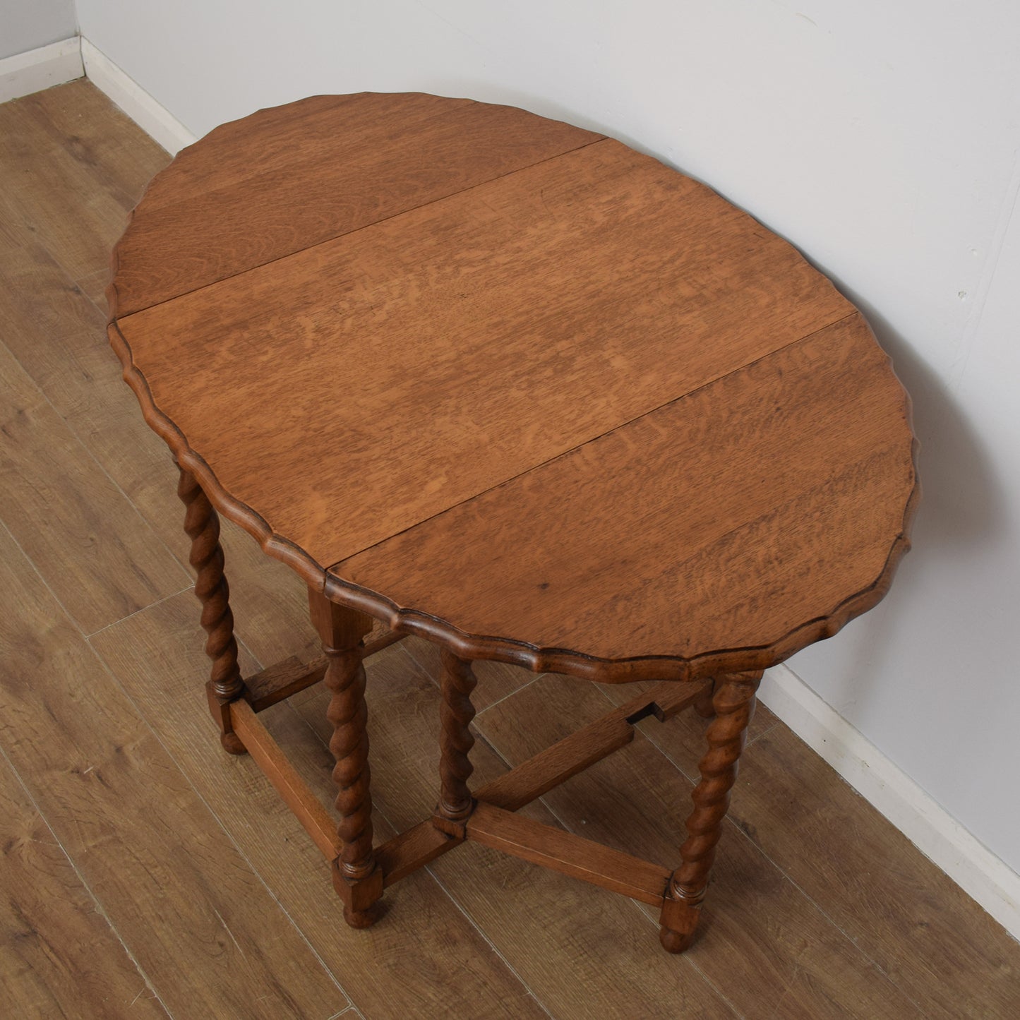 Barley Twist Drop Leaf Table