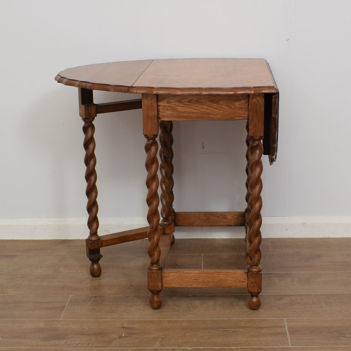 Barley Twist Drop Leaf Table