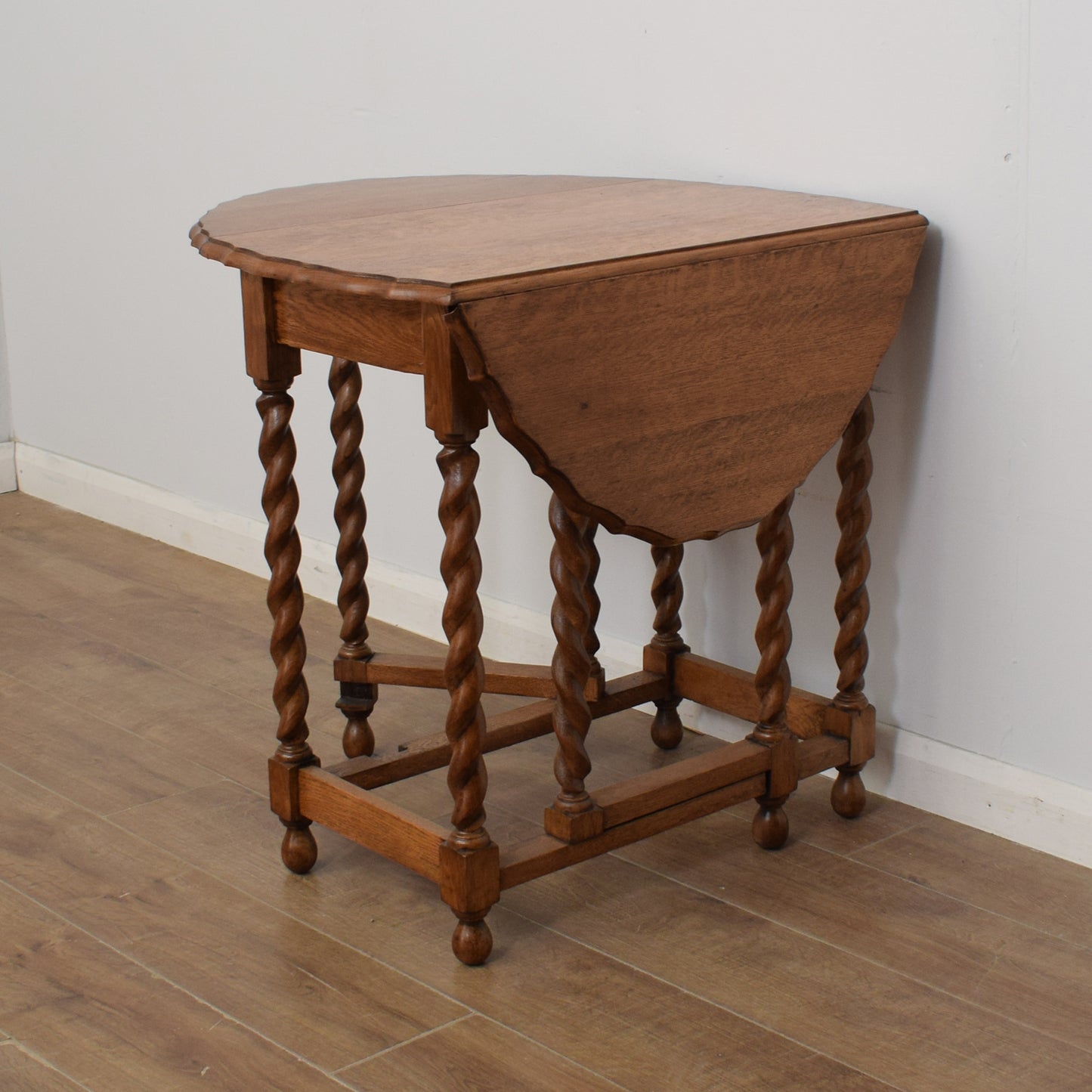Barley Twist Drop Leaf Table