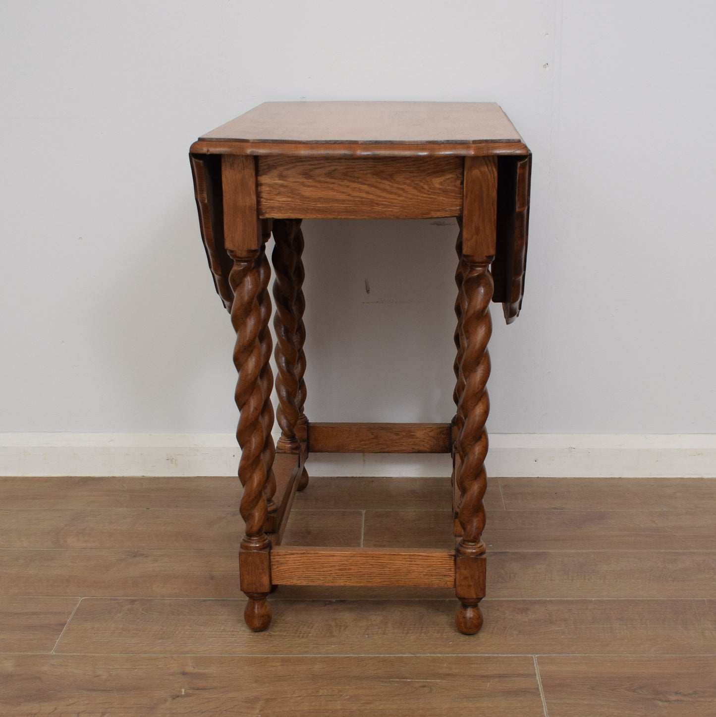 Barley Twist Drop Leaf Table