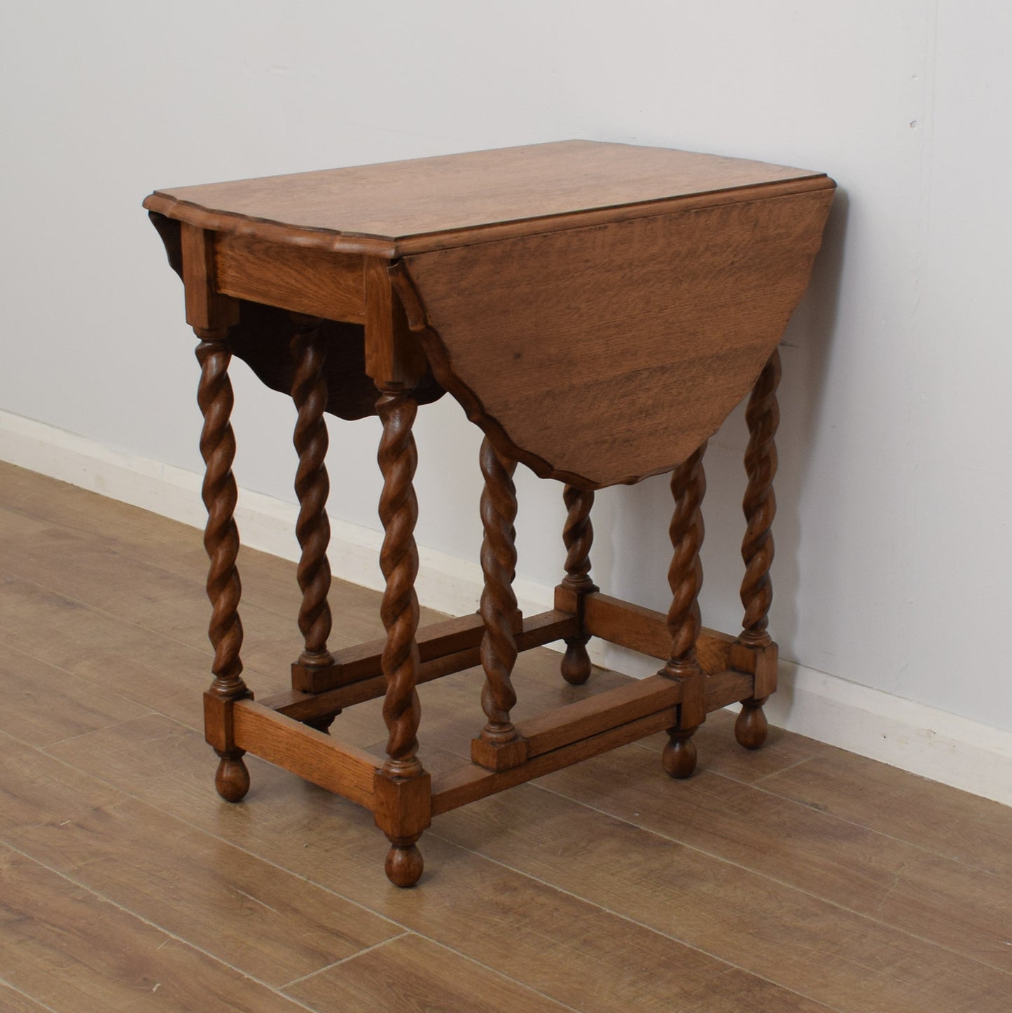 Barley Twist Drop Leaf Table