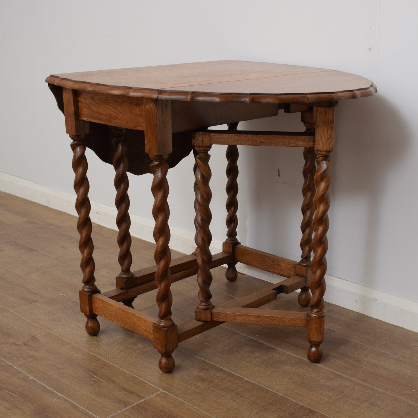 Barley Twist Drop Leaf Table
