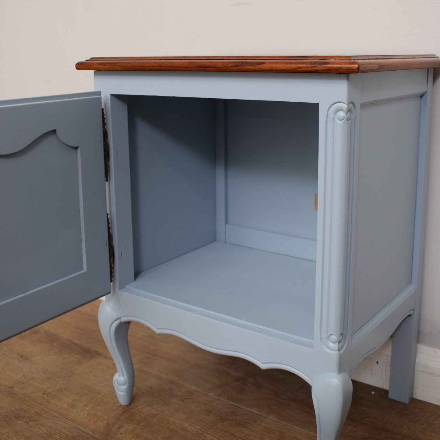 Painted French Bedside Cabinets