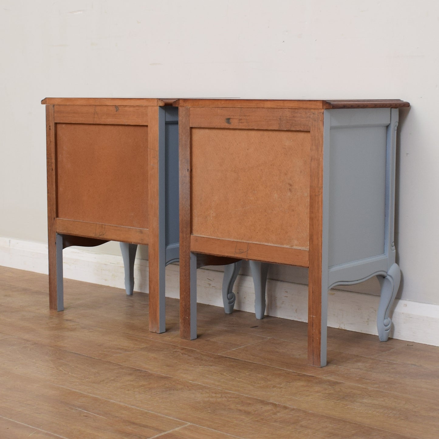 Painted French Bedside Cabinets