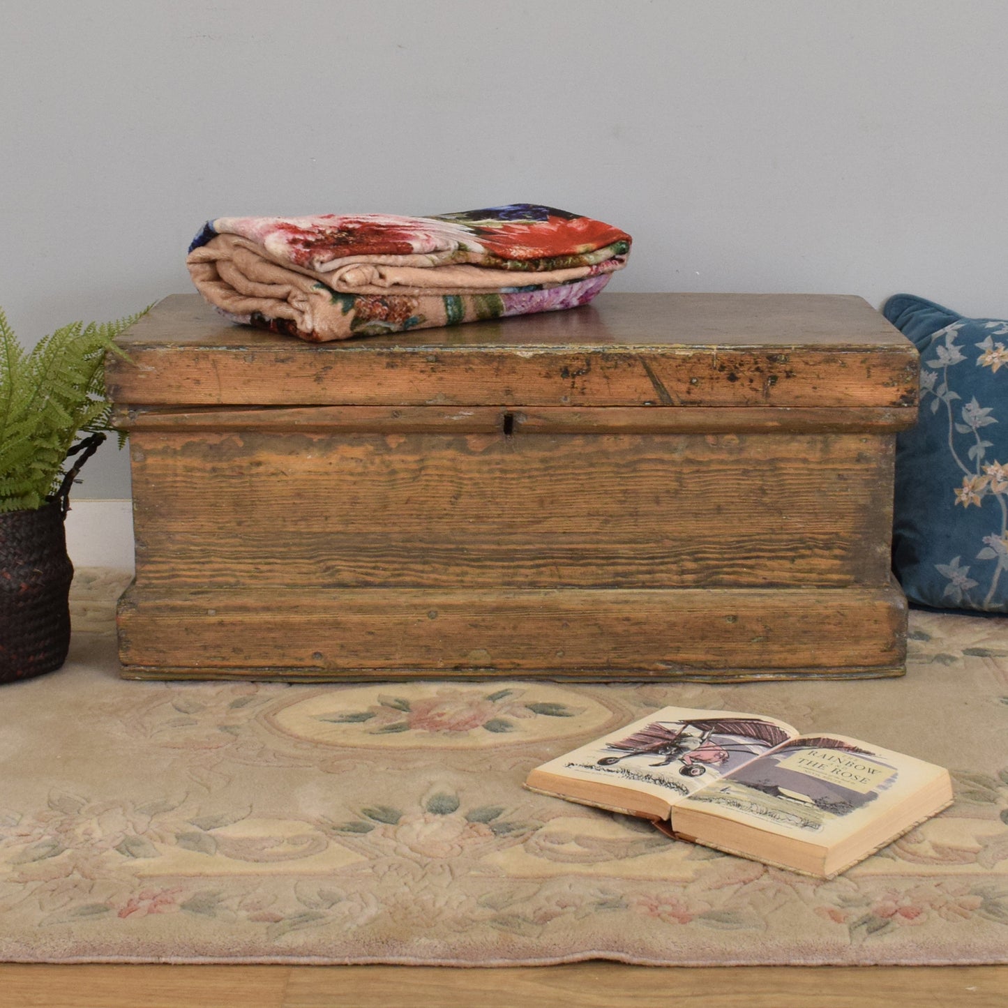 Rustic Pine Storage Box