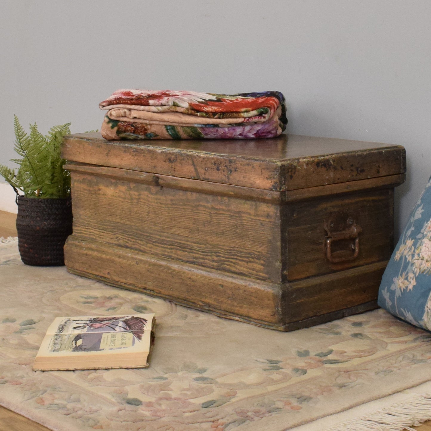 Rustic Pine Storage Box