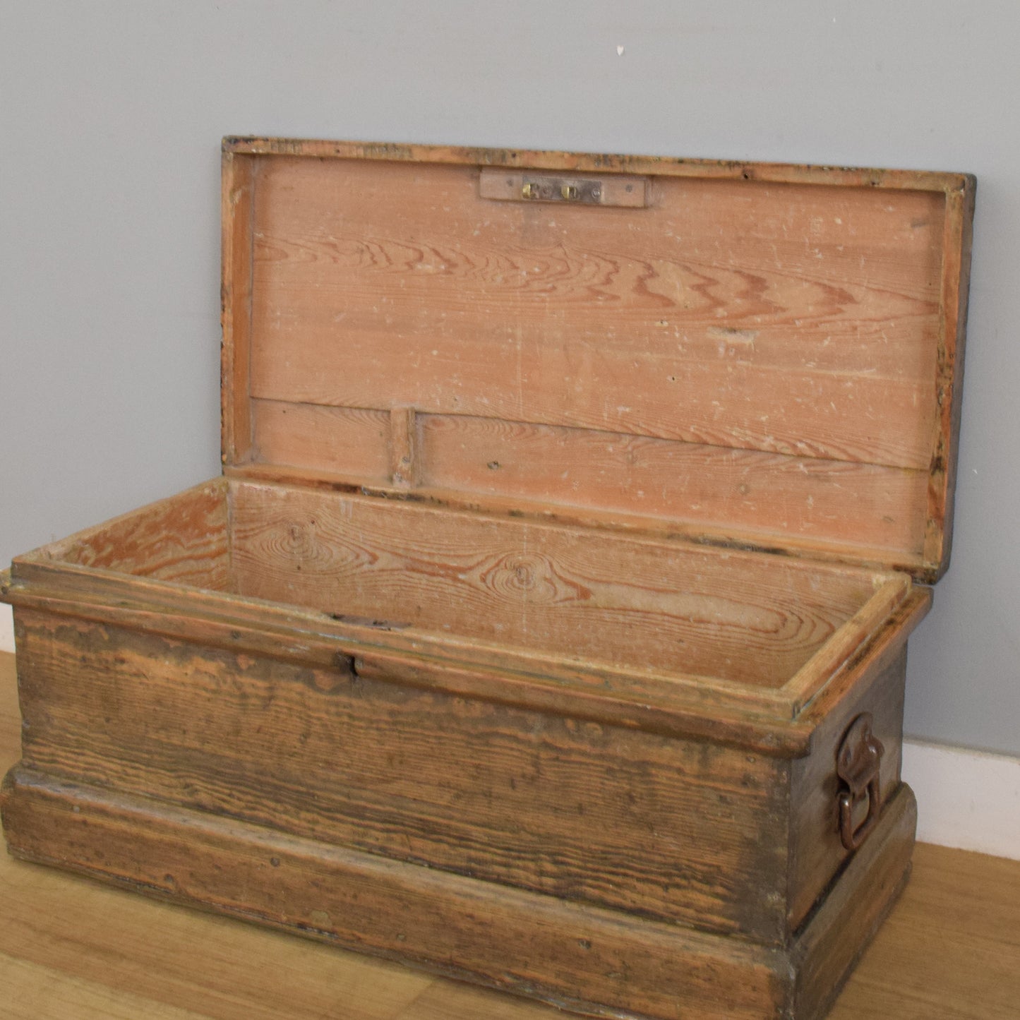 Rustic Pine Storage Box