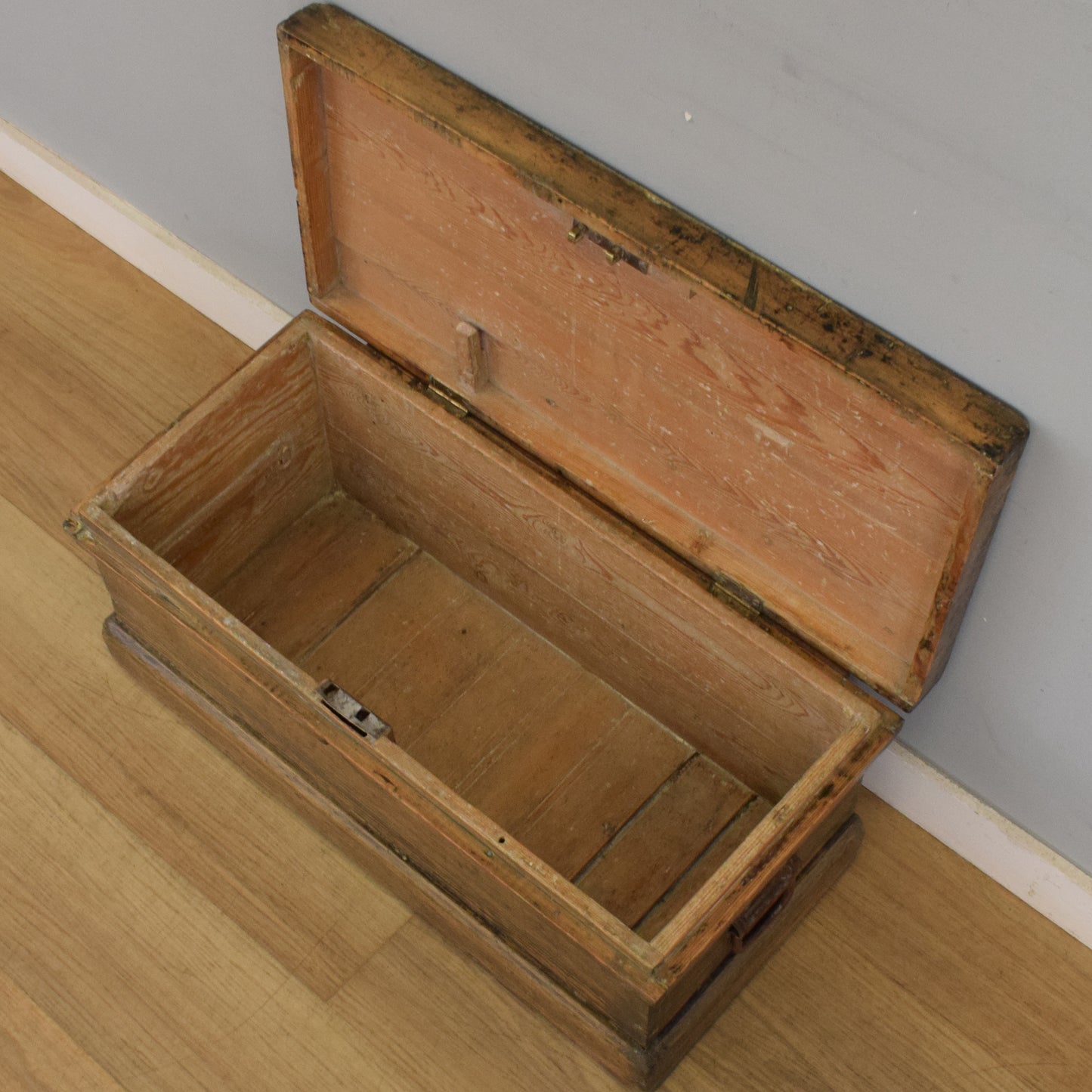 Rustic Pine Storage Box
