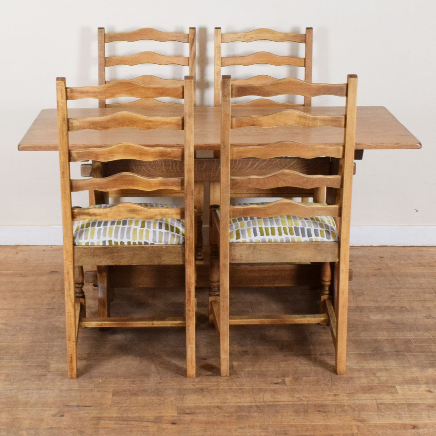 Farmhouse Oak Table and Four