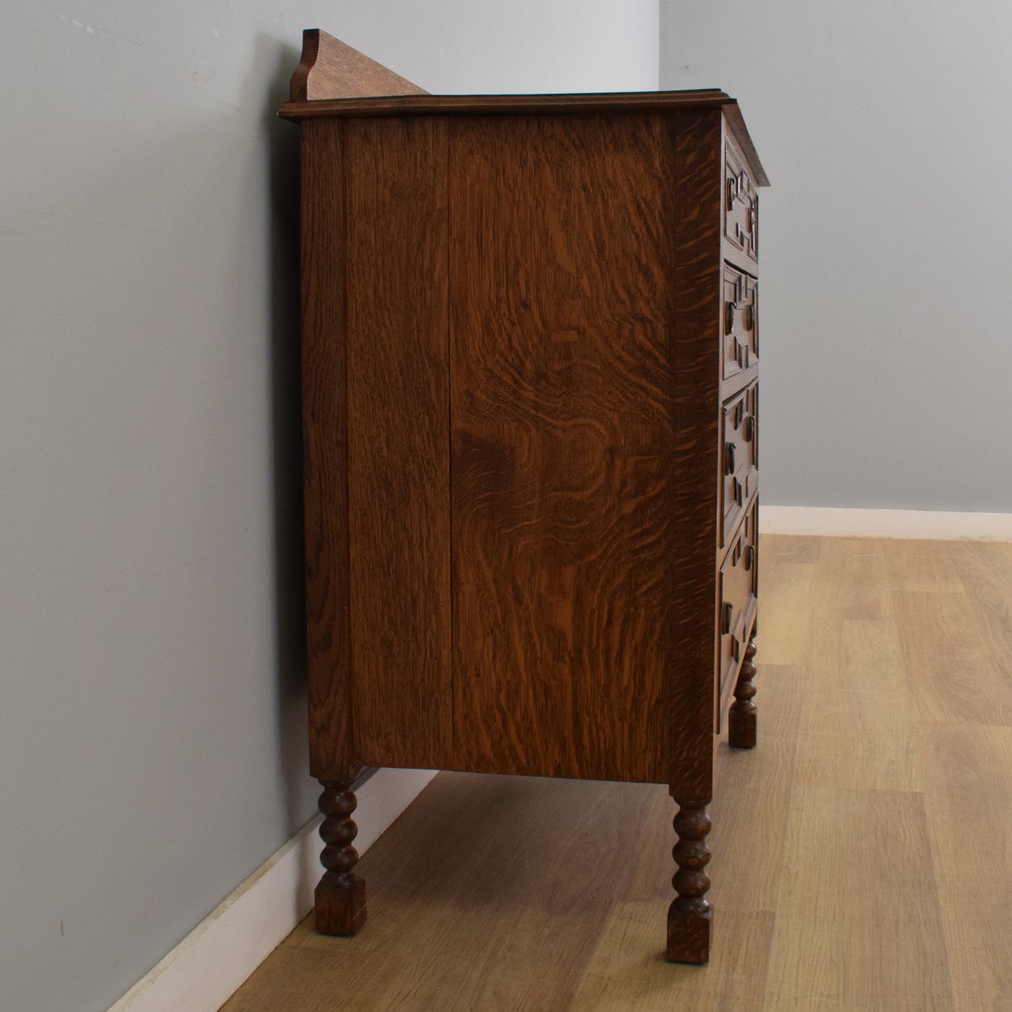 Restored Oak Chest of Drawers