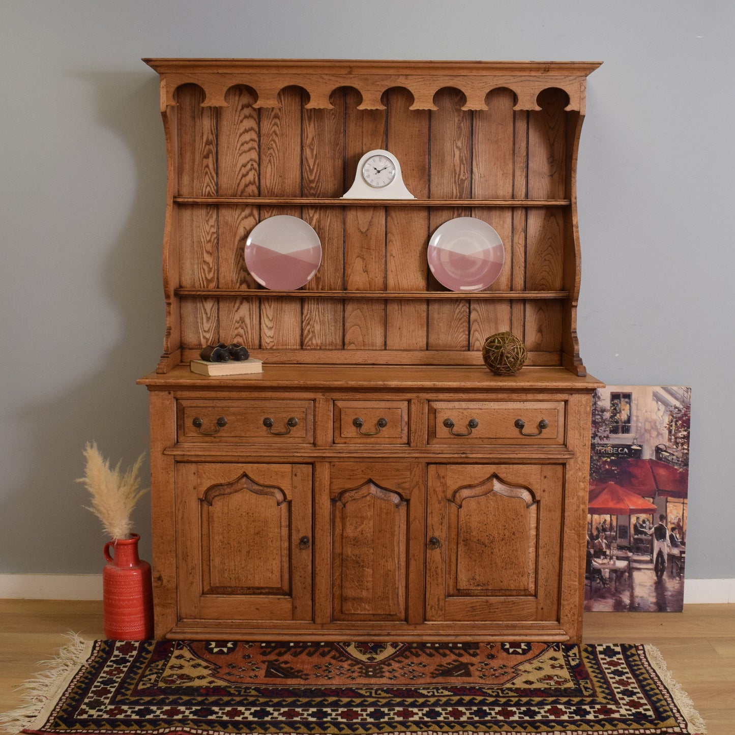 Rustic Solid Oak Dresser