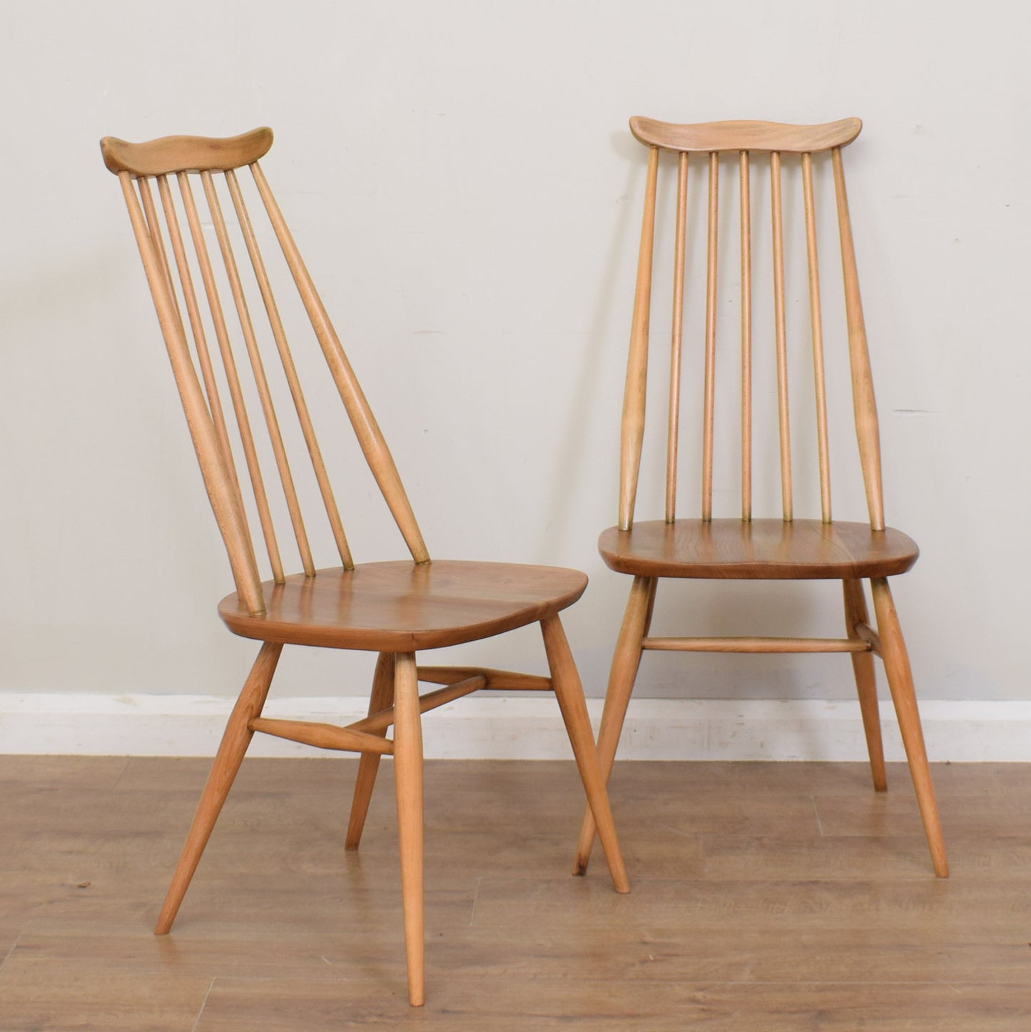 Restored Vintage Ercol Table And Four Chairs