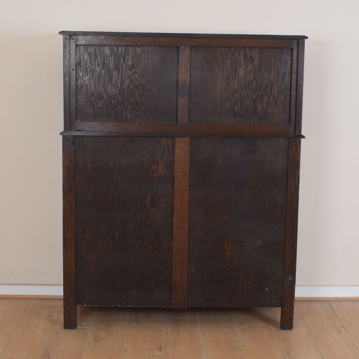 Vintage Oak Court Cabinet