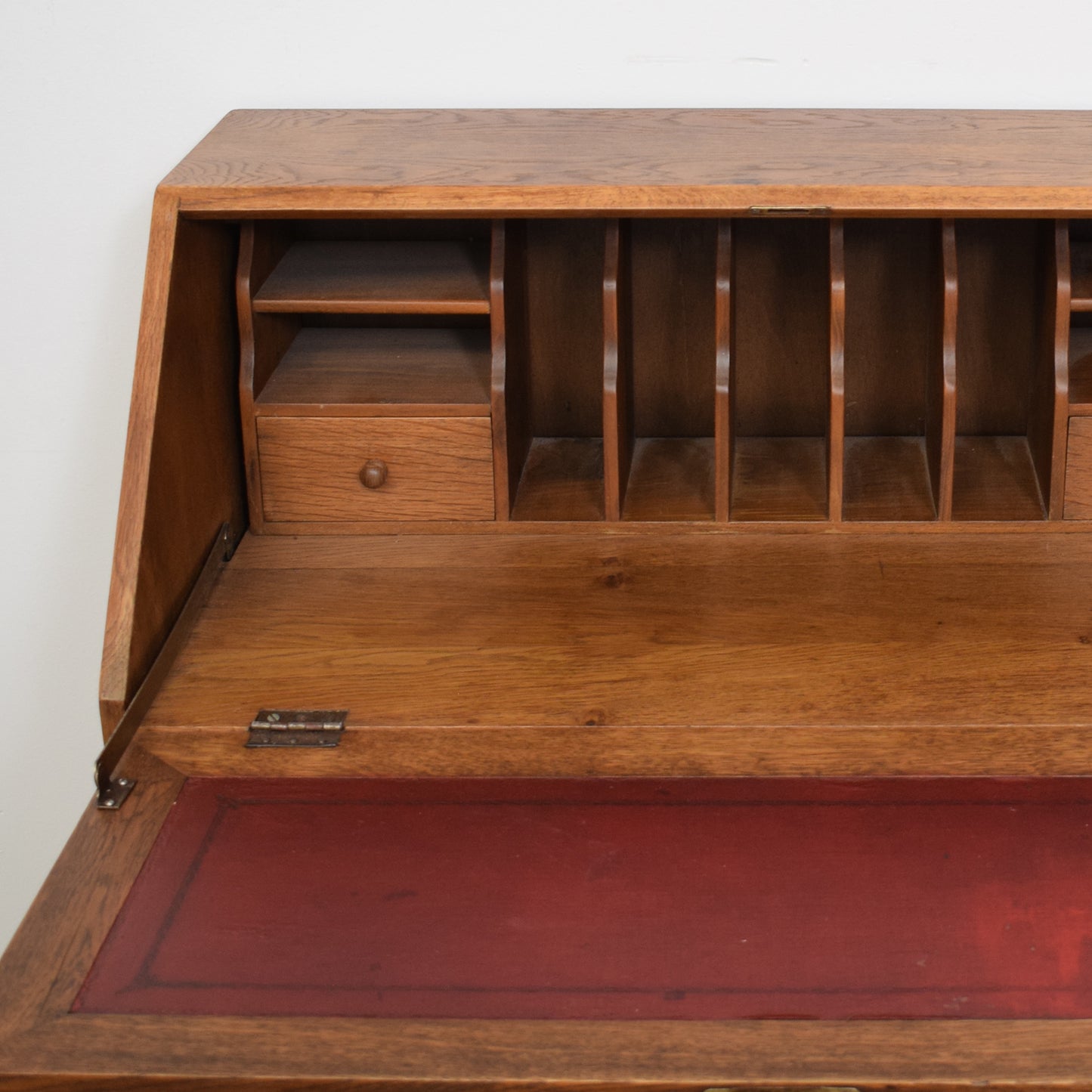 Oak Linenfold Bureau