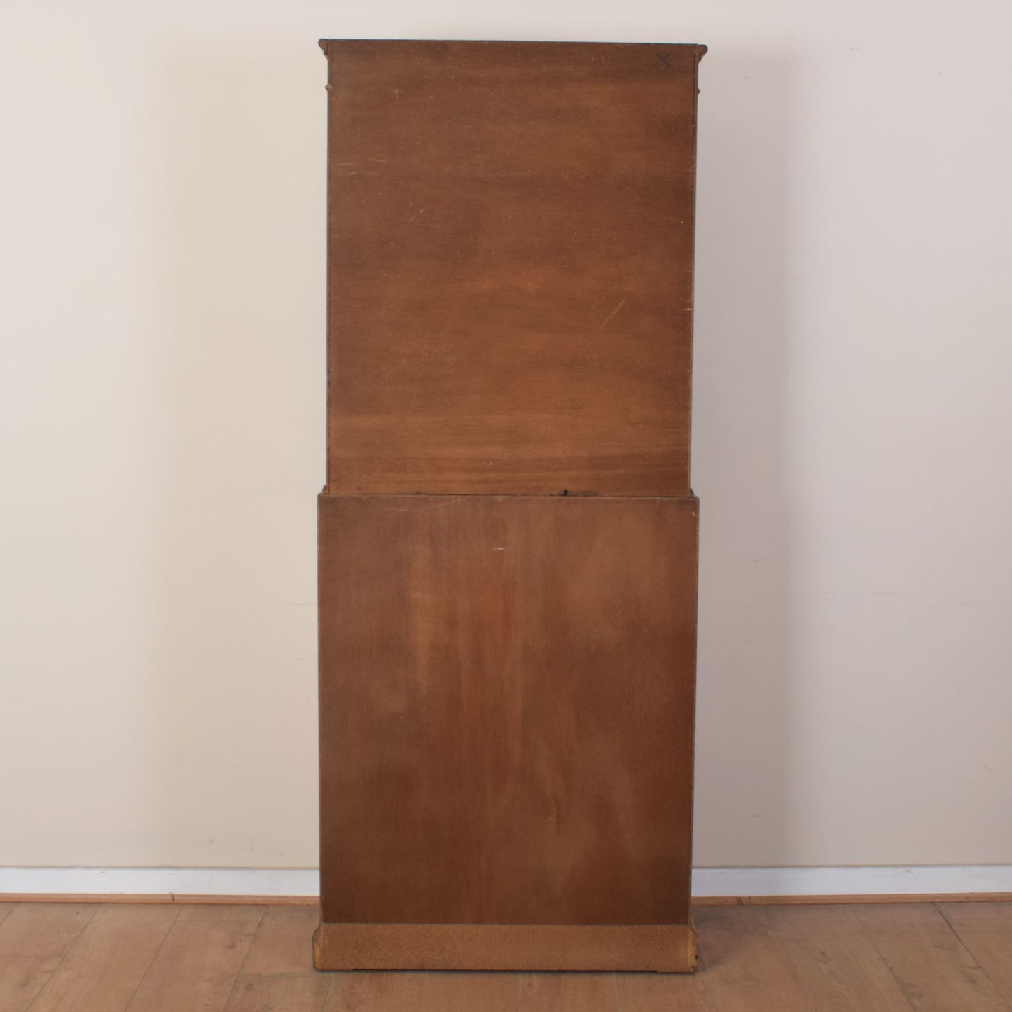 Oak Glazed Bureau Bookcase