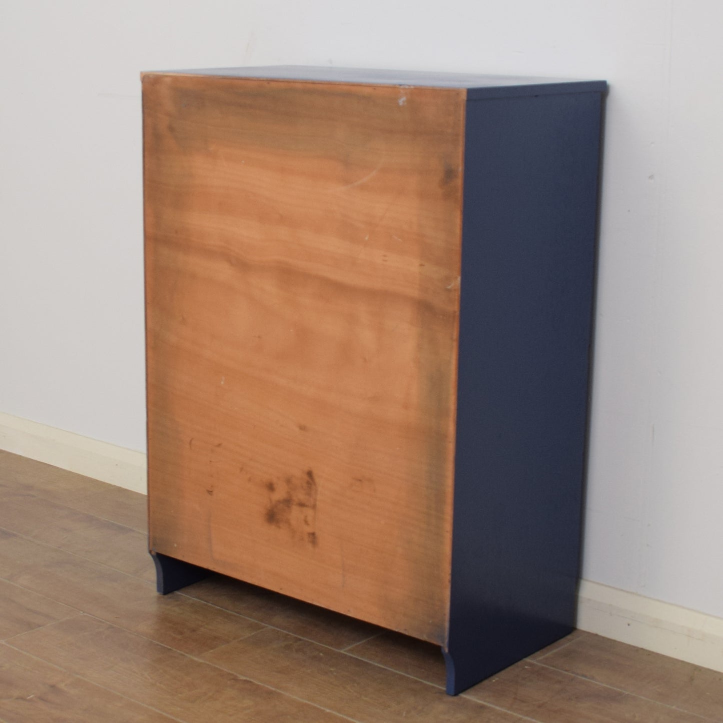 Painted Teak Veneer Chest of Drawers