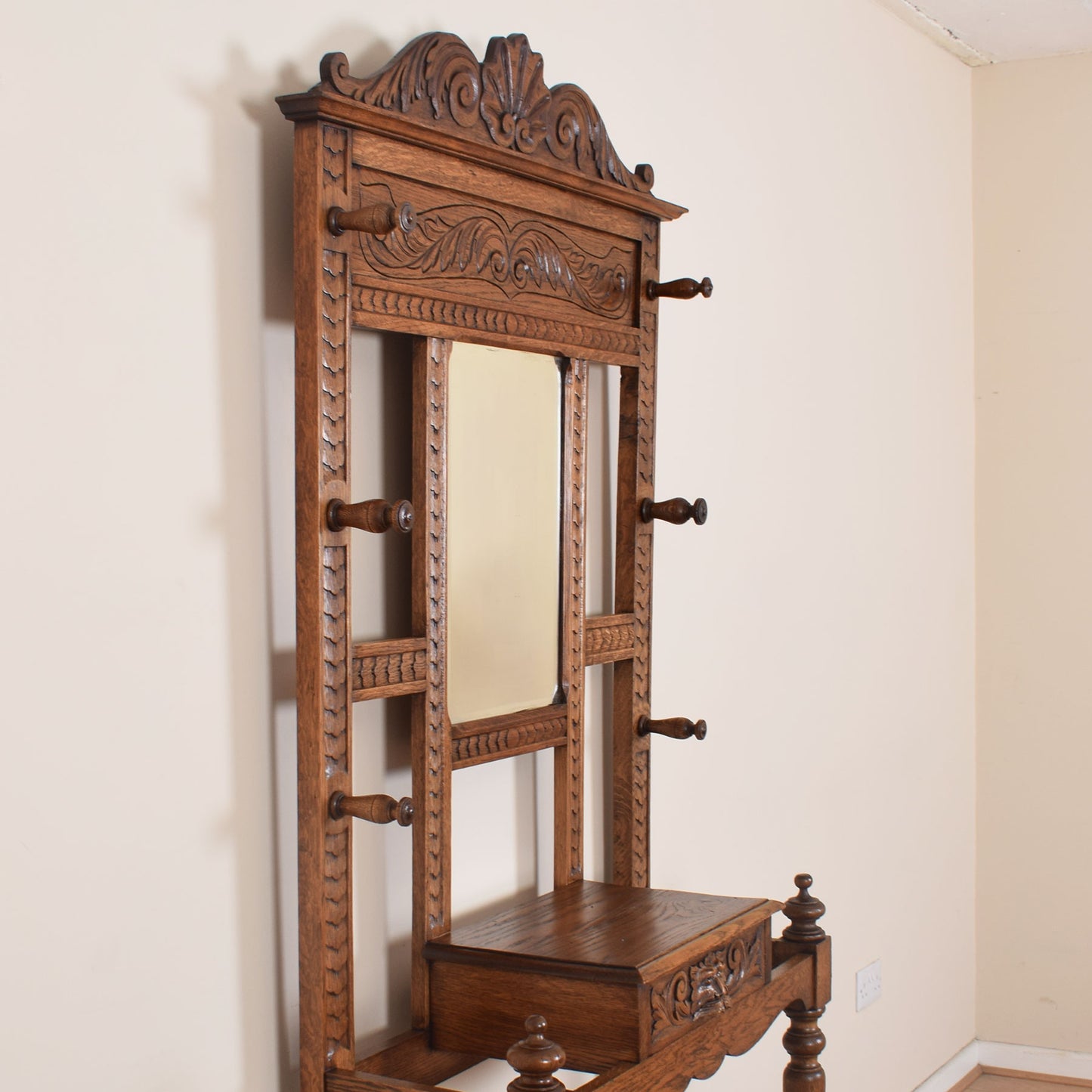 Oak Greenman Design Hallstand