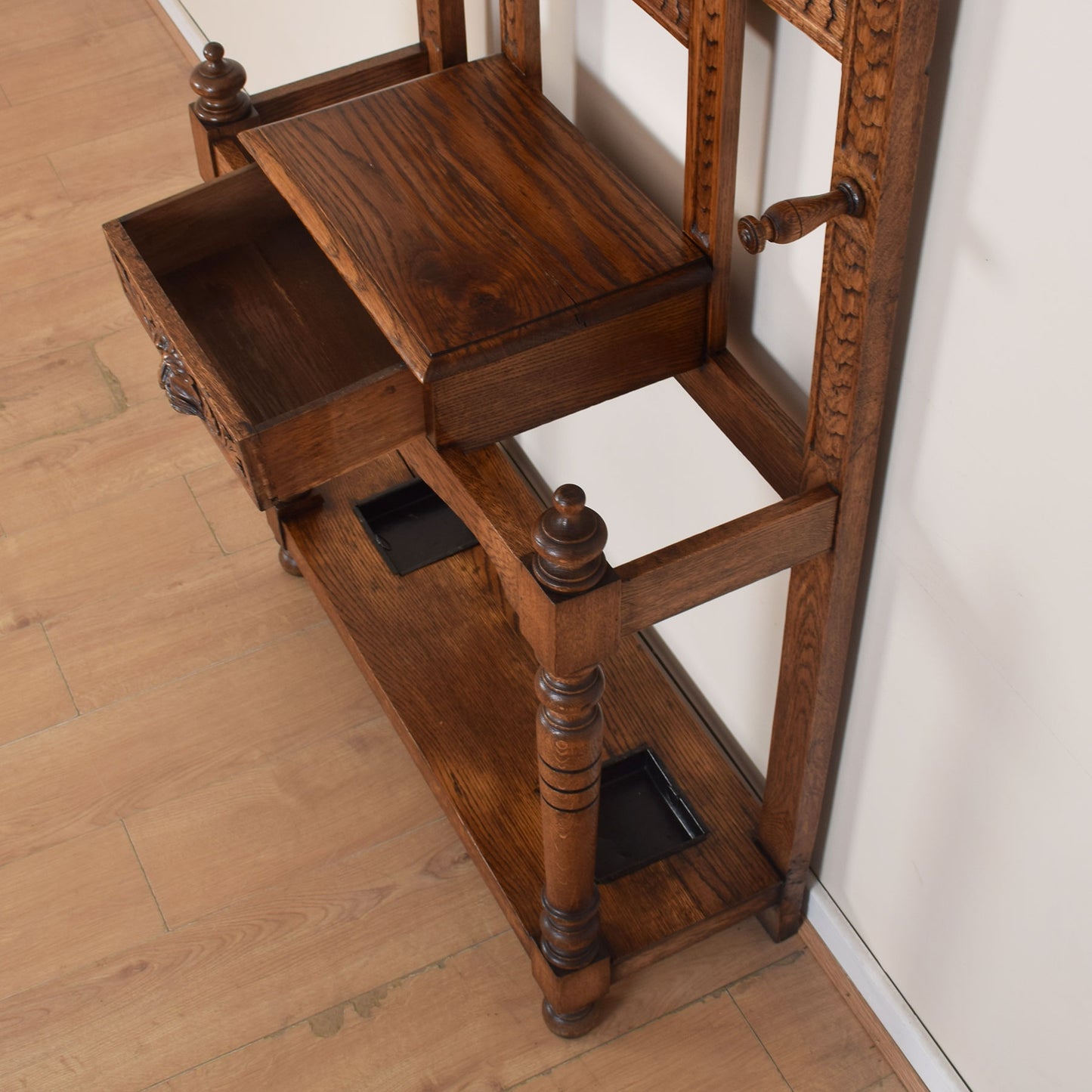 Oak Greenman Design Hallstand