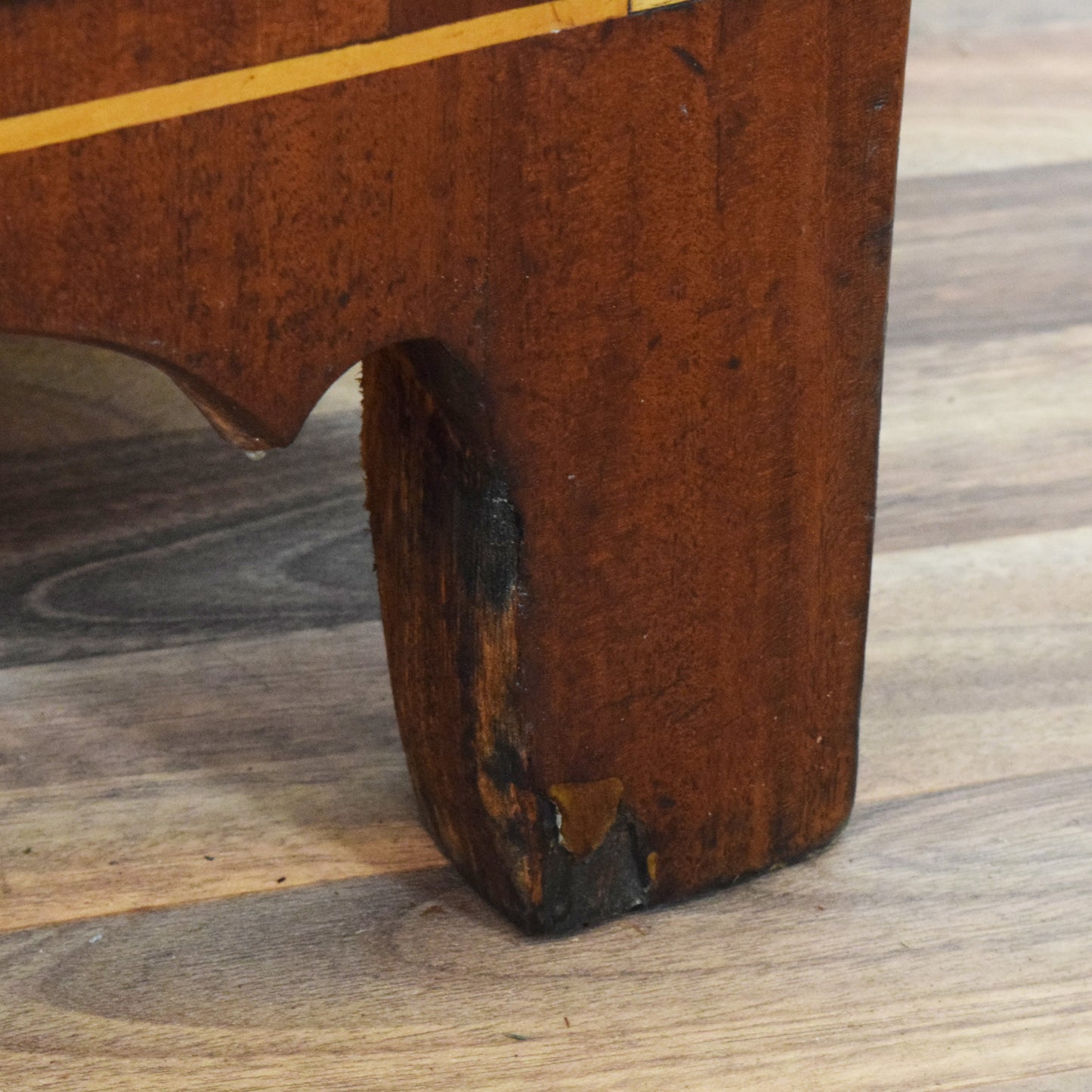 Rustic Bow Fronted Chest of Drawers