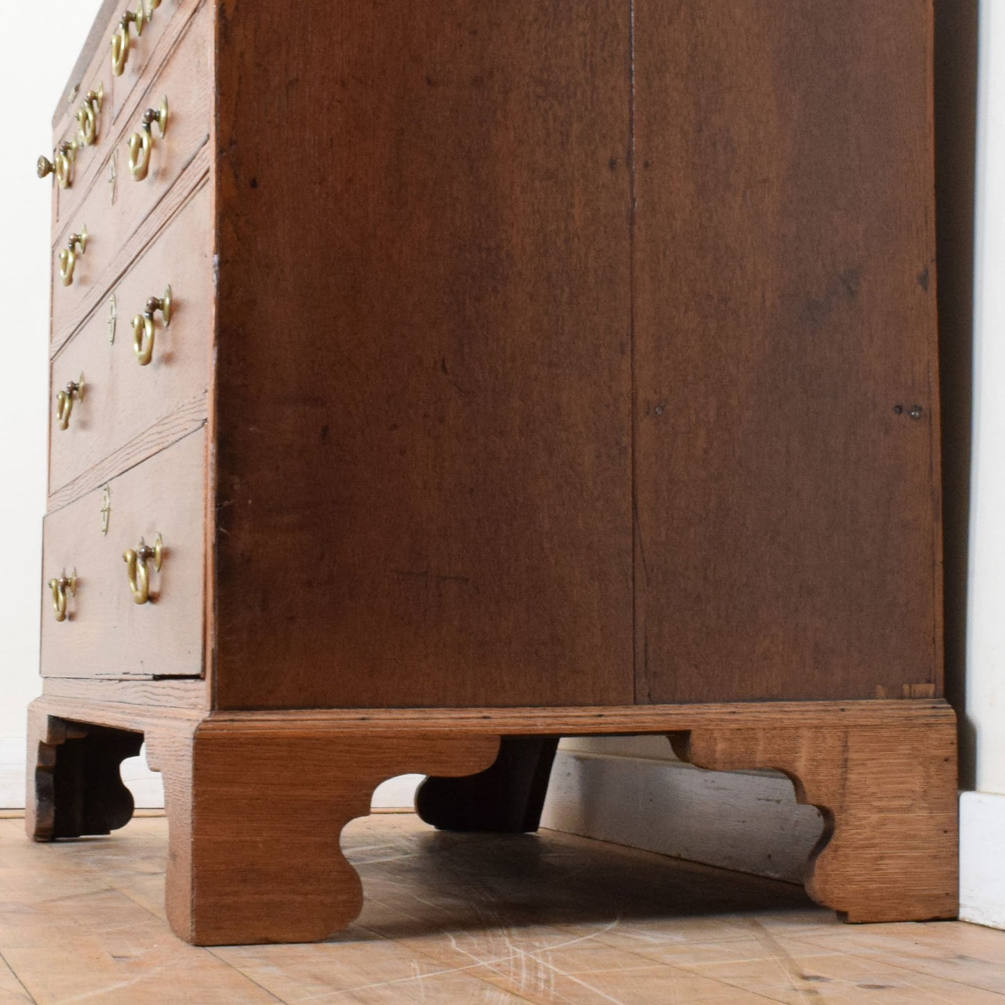 Rustic Oak Georgian Bureau