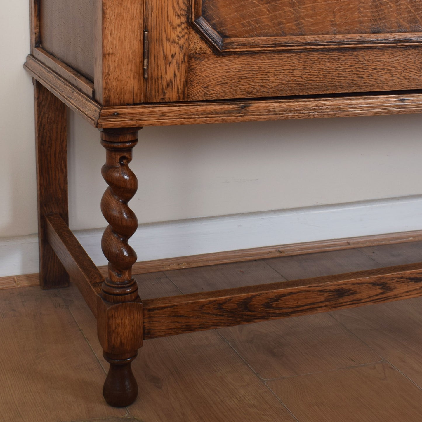 Vintage Oak Two-Door Sideboard