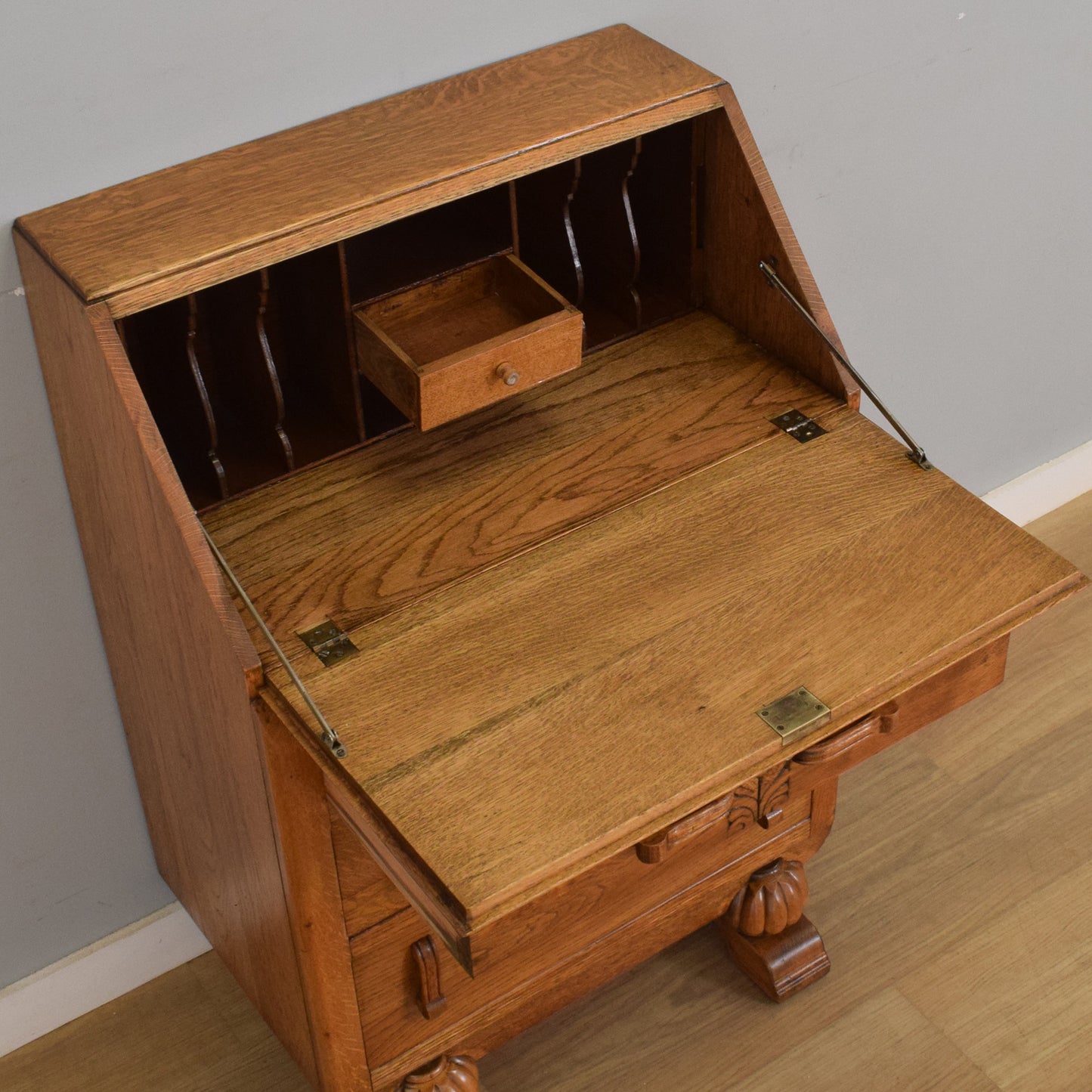 Oak Art-Deco Writing Bureau