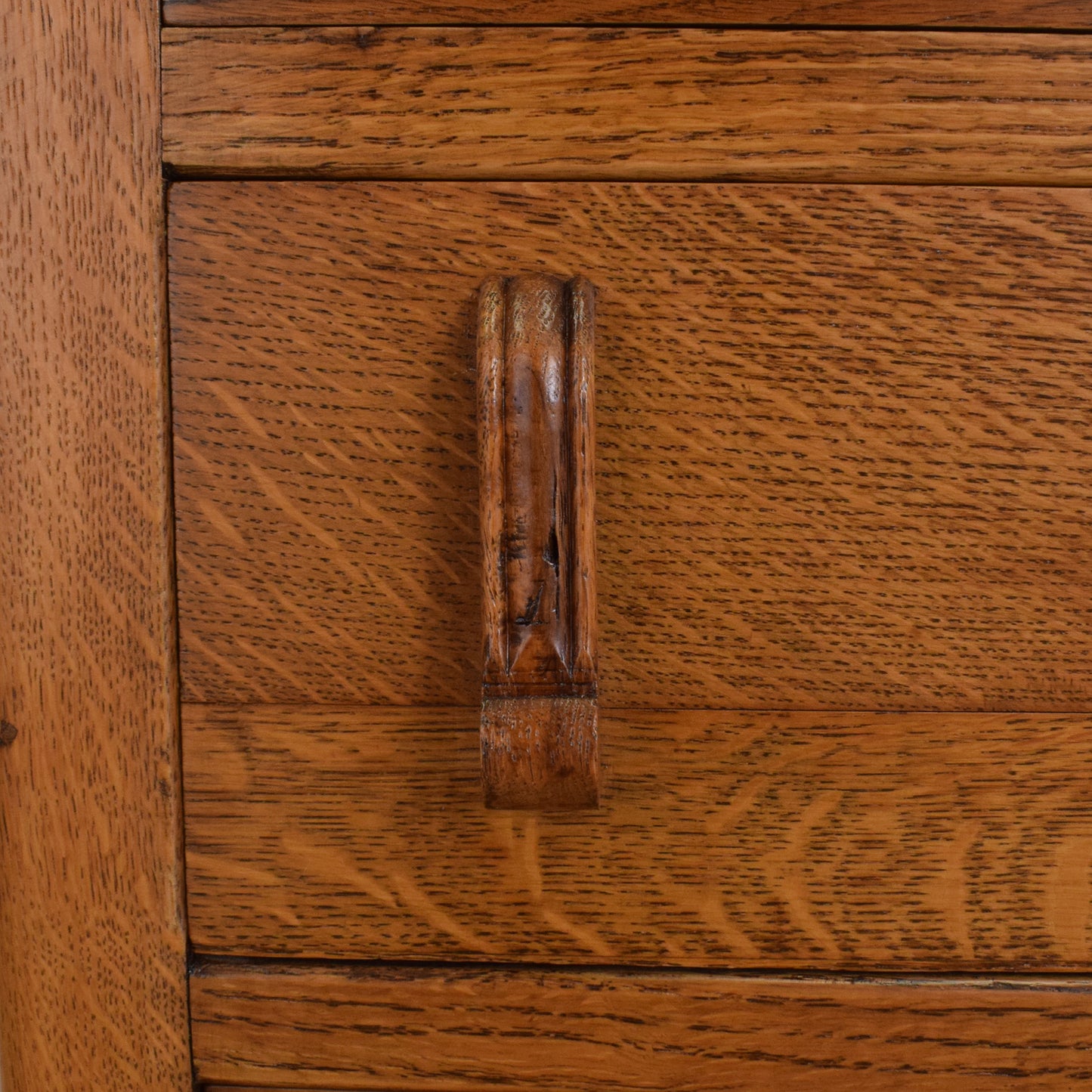 Oak Art-Deco Writing Bureau