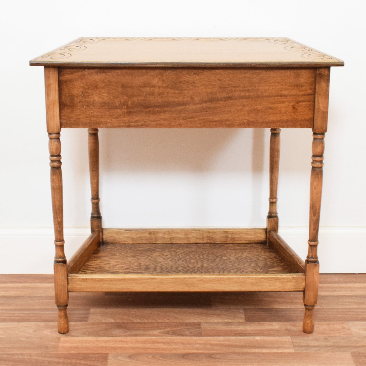 Carved Oak Console Table