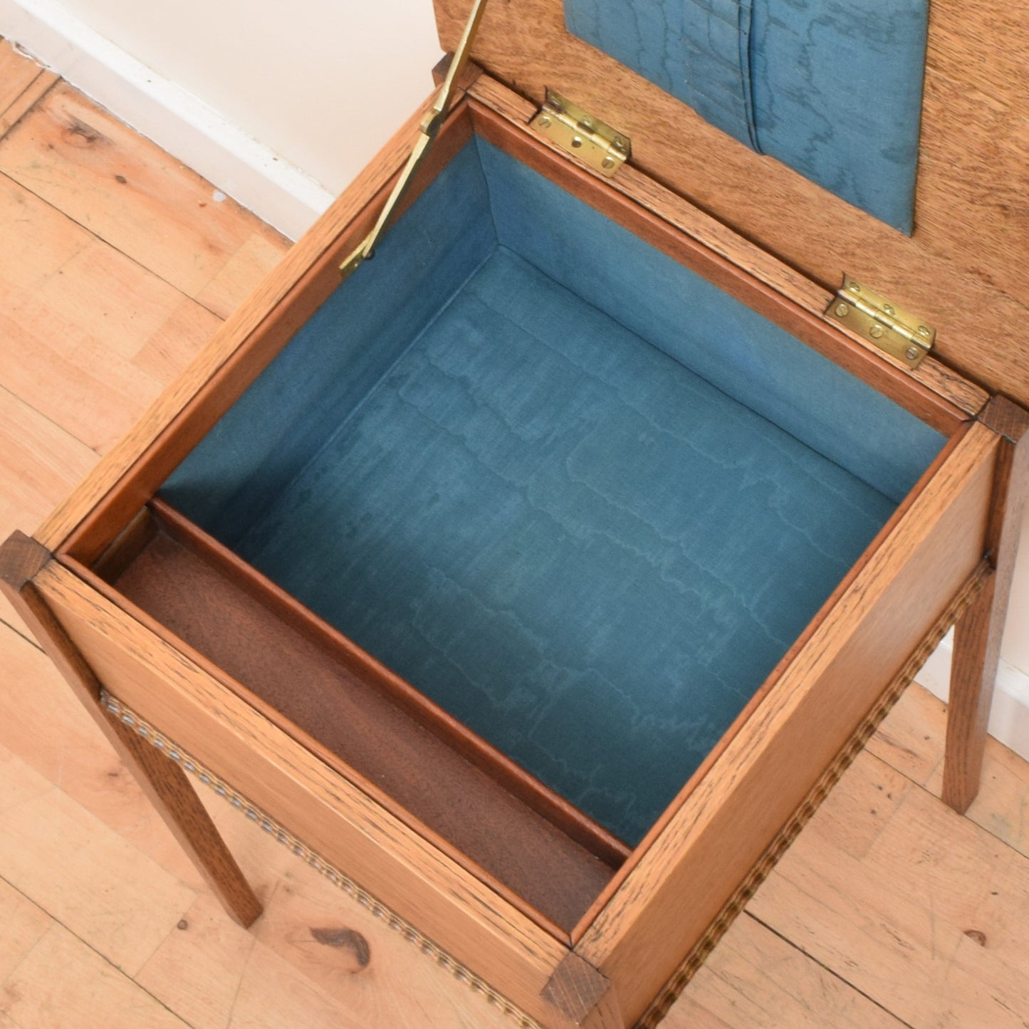Restored Oak Sewing Box