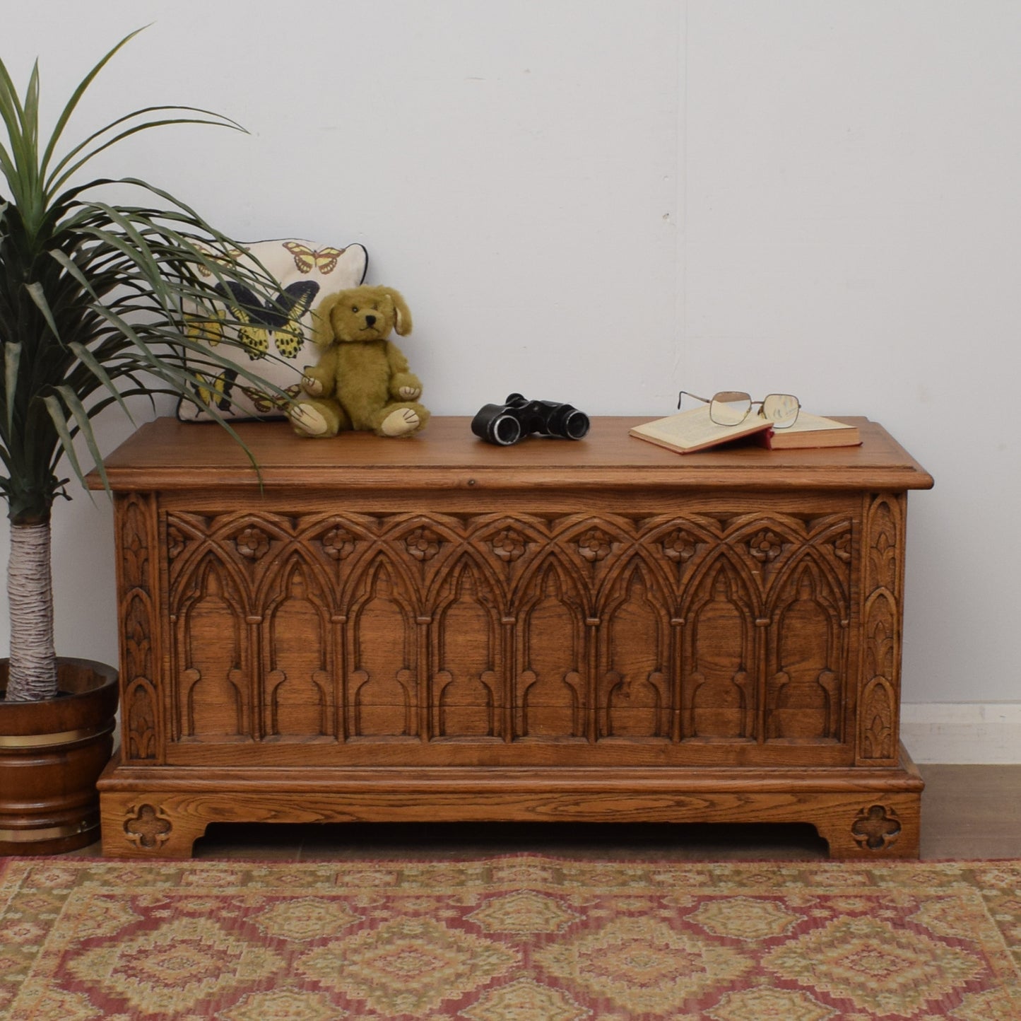 Restored Oak Blanket Box
