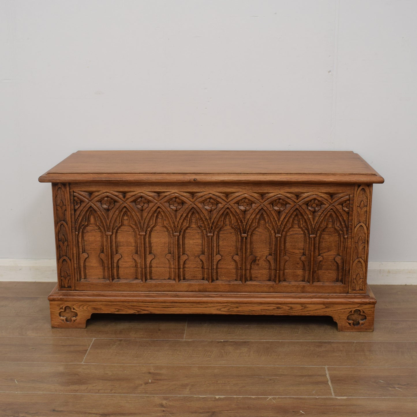 Restored Oak Blanket Box