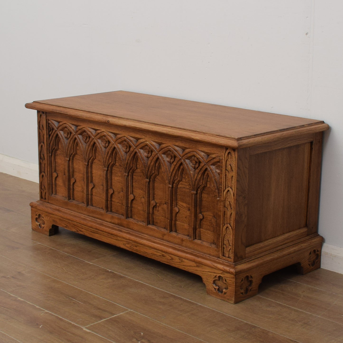 Restored Oak Blanket Box
