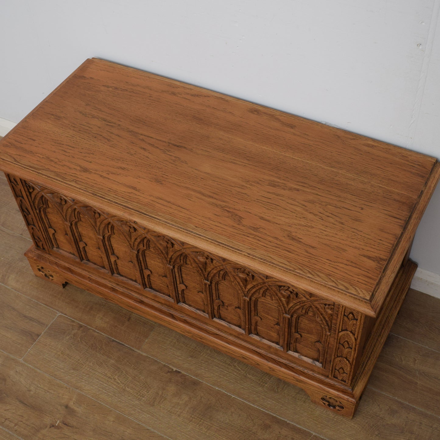 Restored Oak Blanket Box