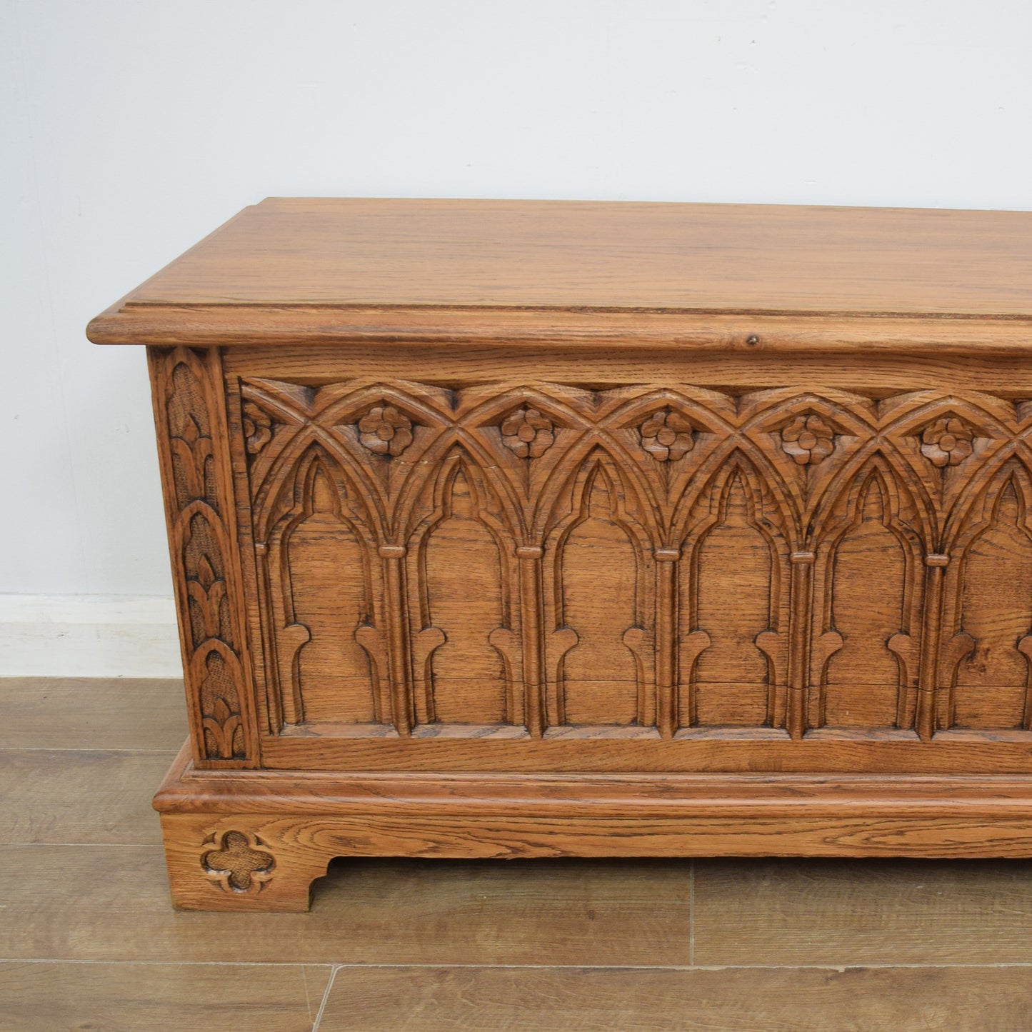 Restored Oak Blanket Box