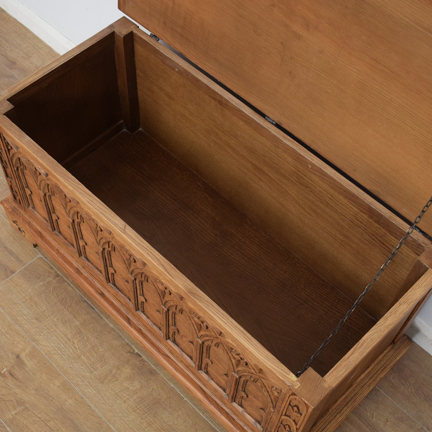 Restored Oak Blanket Box